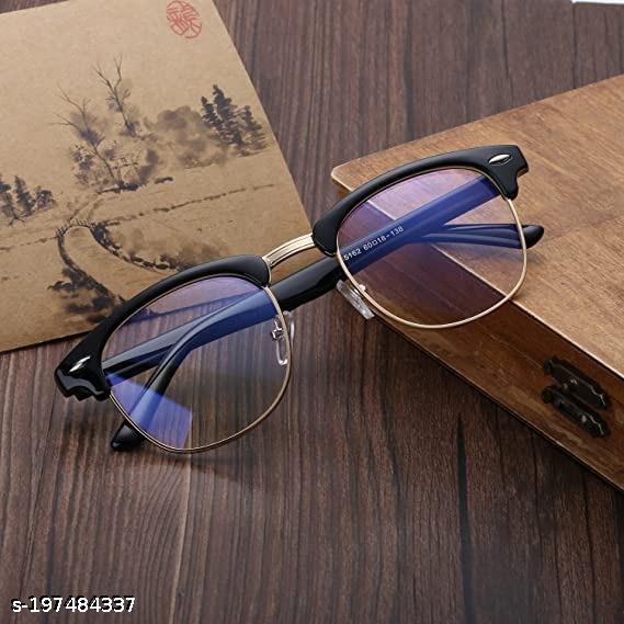 Men's Black Fibre Clubmaster UV-Protected Sunglasses - image 4