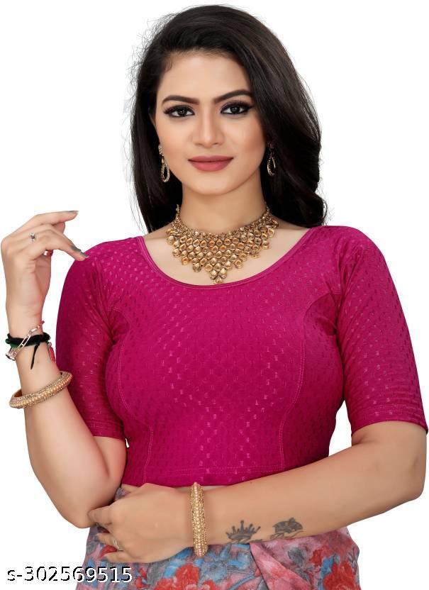 Stretchable Readymade Blouse - Unixkart - View 4
