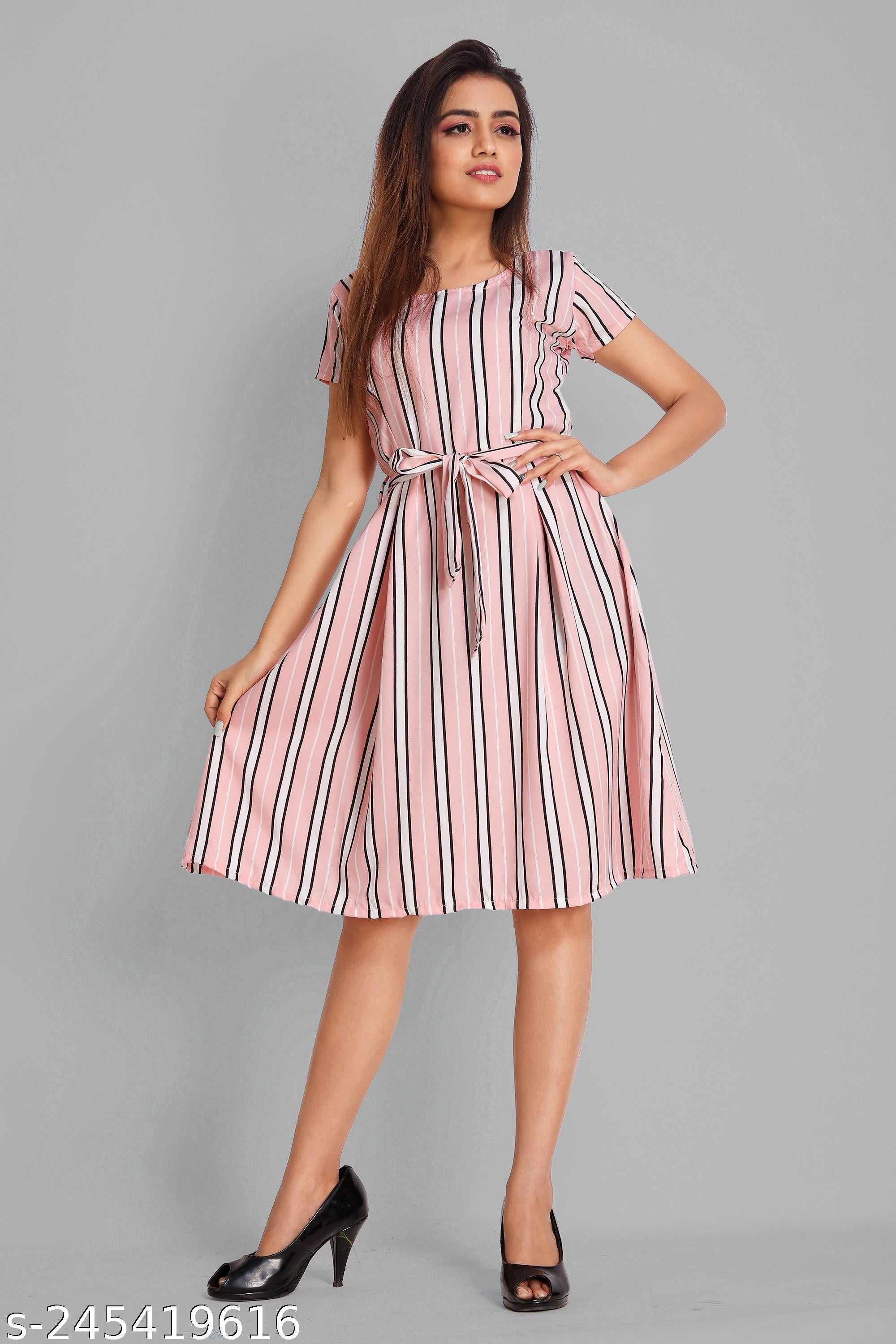 Women's A-Line Knee Length Western Dress - Unixkart - View 4