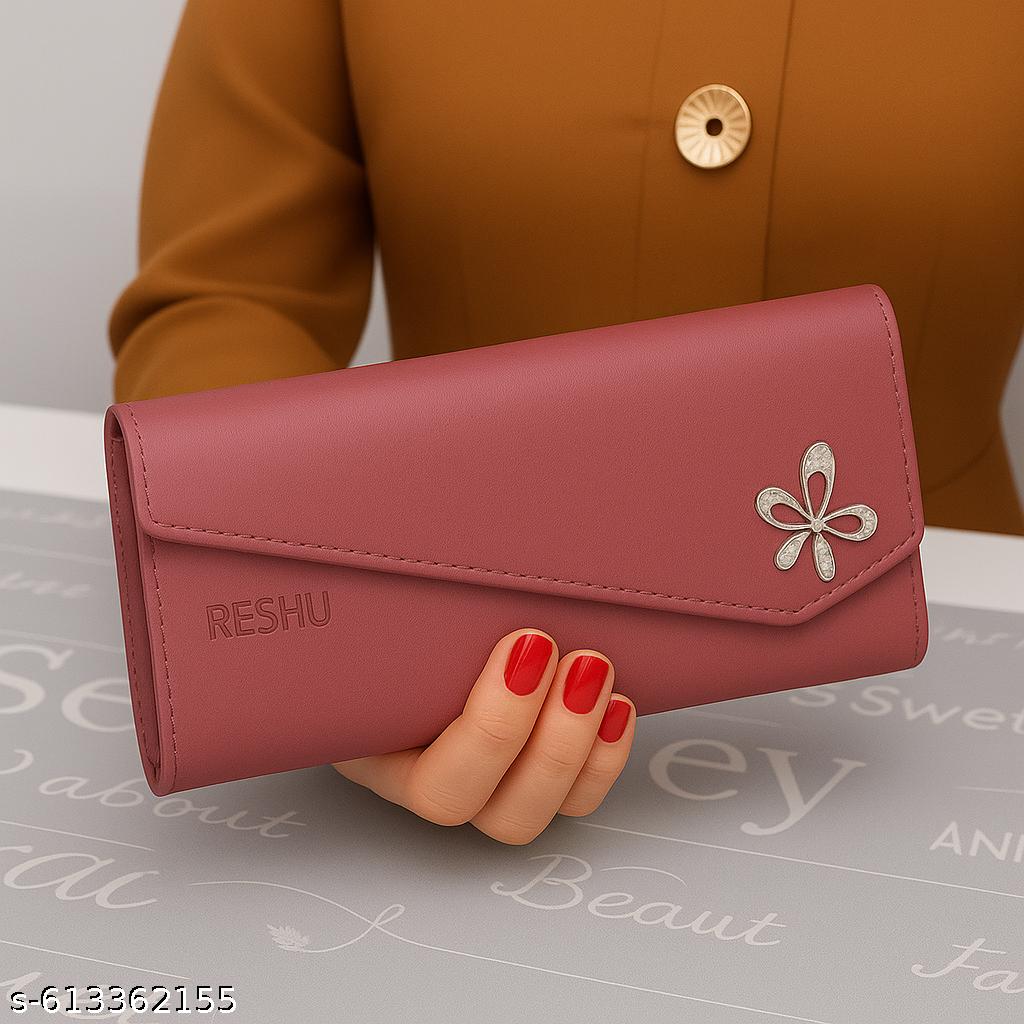 6 card slot premium PU leather with zipper hand purse for women - Unixkart - View 4