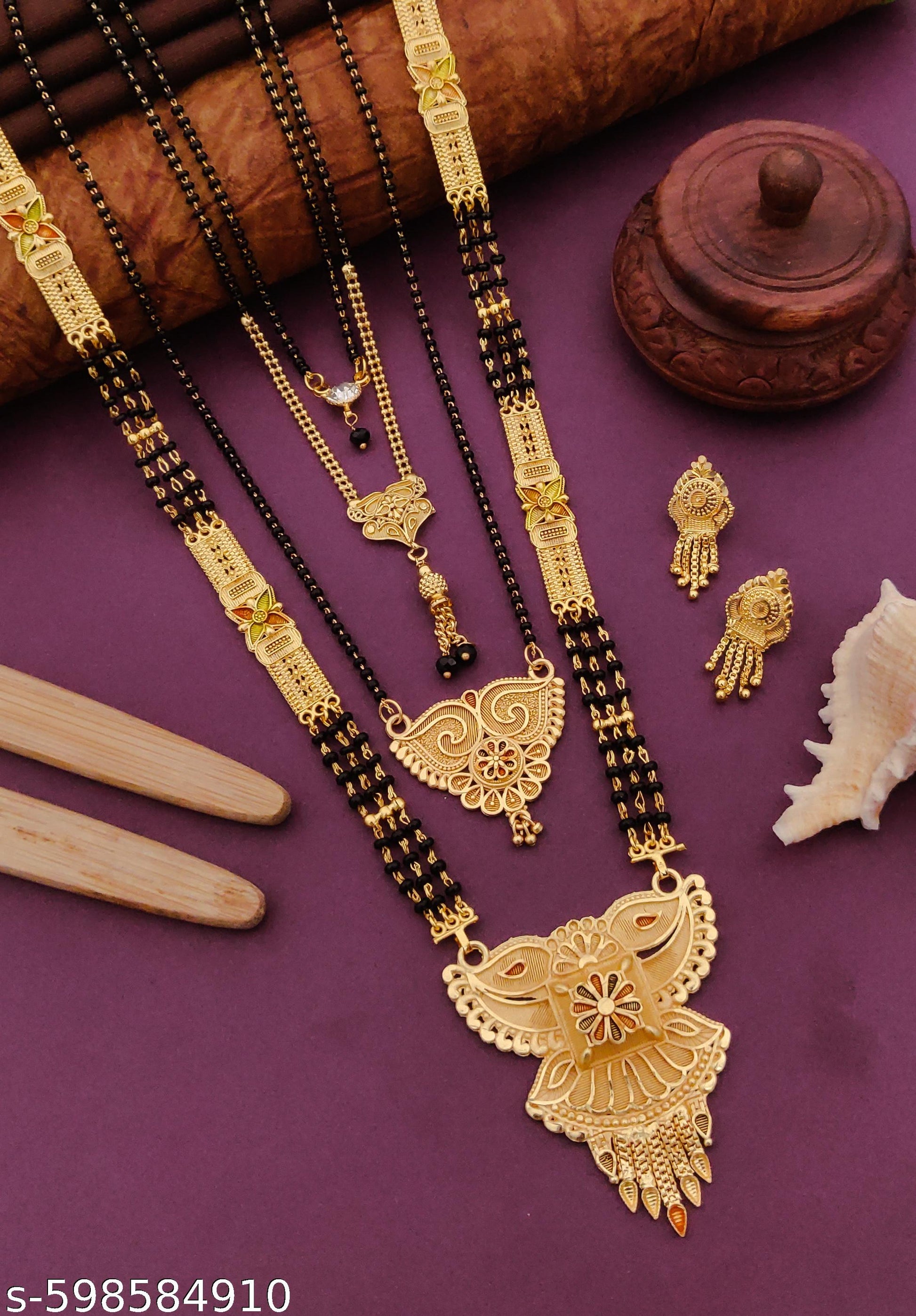 newly designed mangalsutra combo set - Image 4