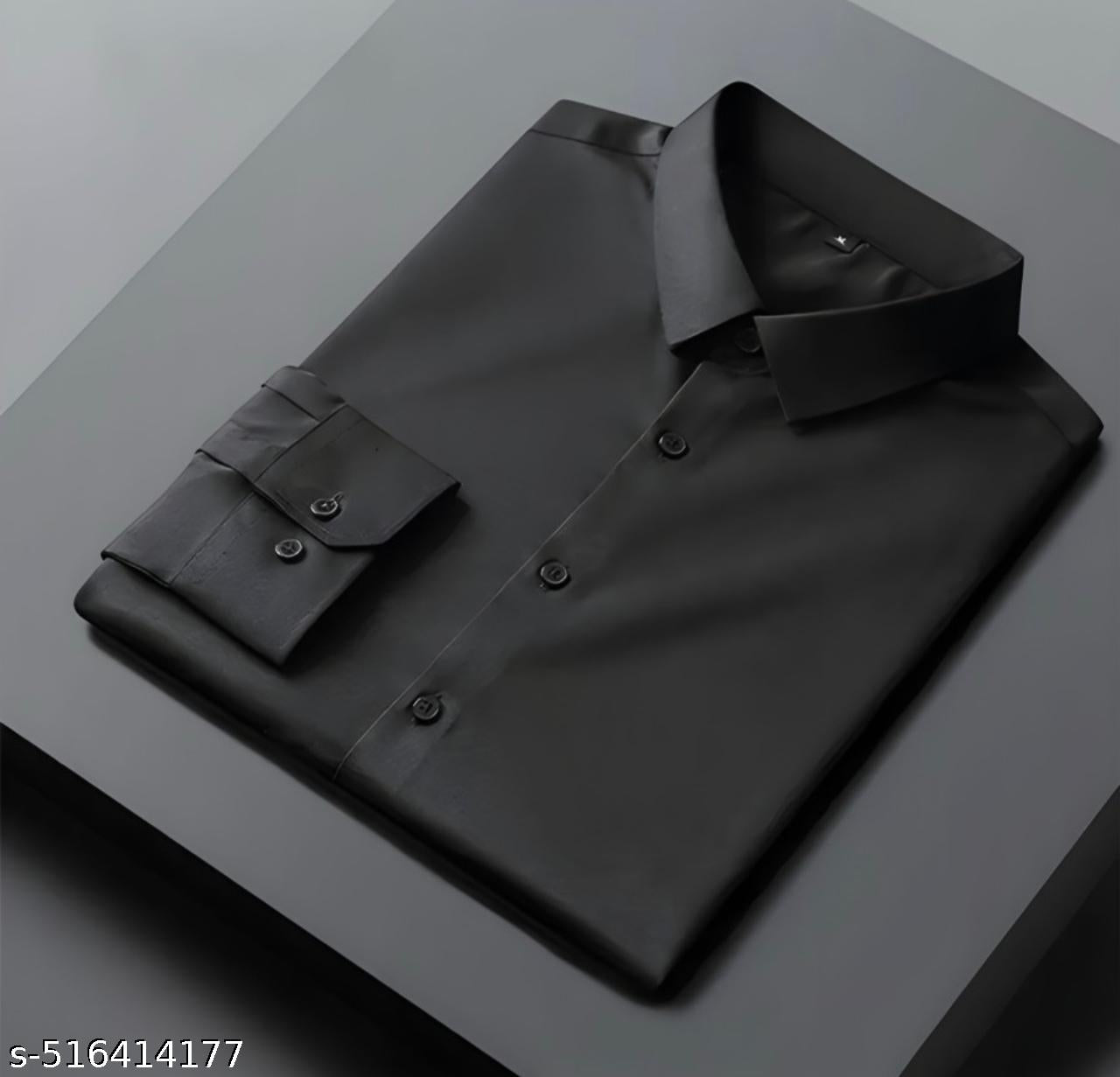 Men's Full Sleeve Satin Shirt - Unixkart - View 4