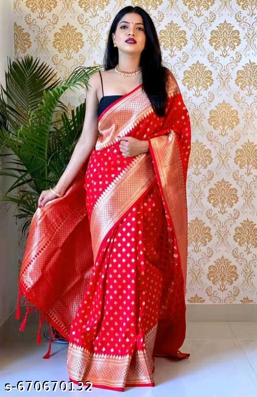 Banarasi saree Premium Catalogus Trending Saree Sarees Women's Saree Latest Sarees New Arrival Saree - Unixkart - View 4