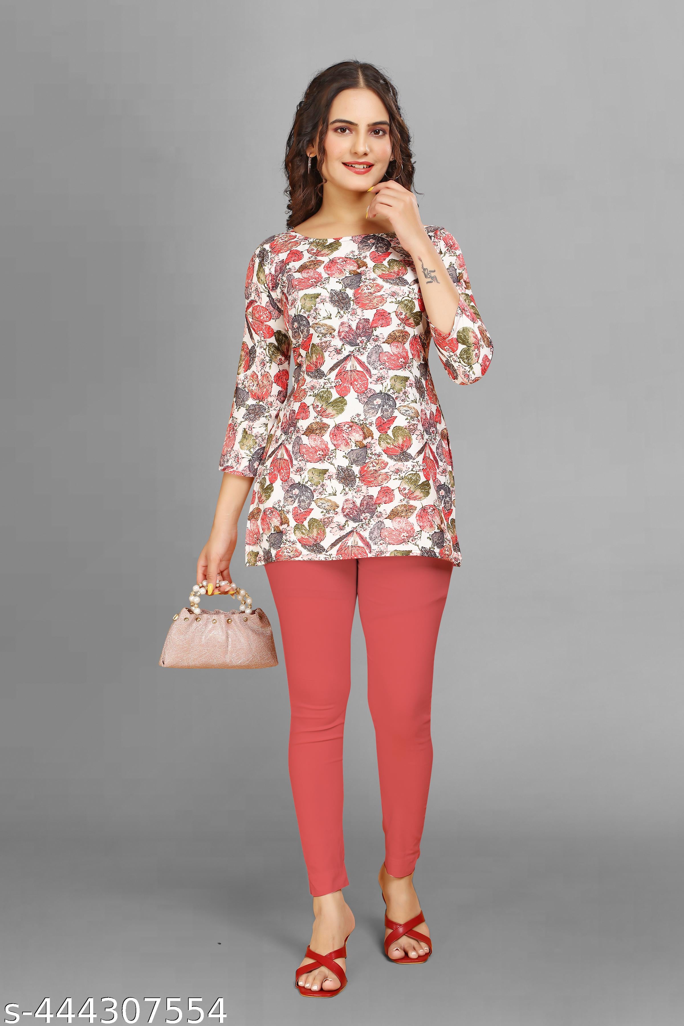 Women's Cotton Rayon Tunic Kurti - Unixkart - View 4