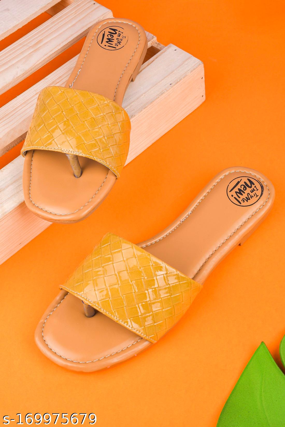 Fashionable And Comfortable Stylish Ethnic Flat Sandal For Women's And Girls - Image 4