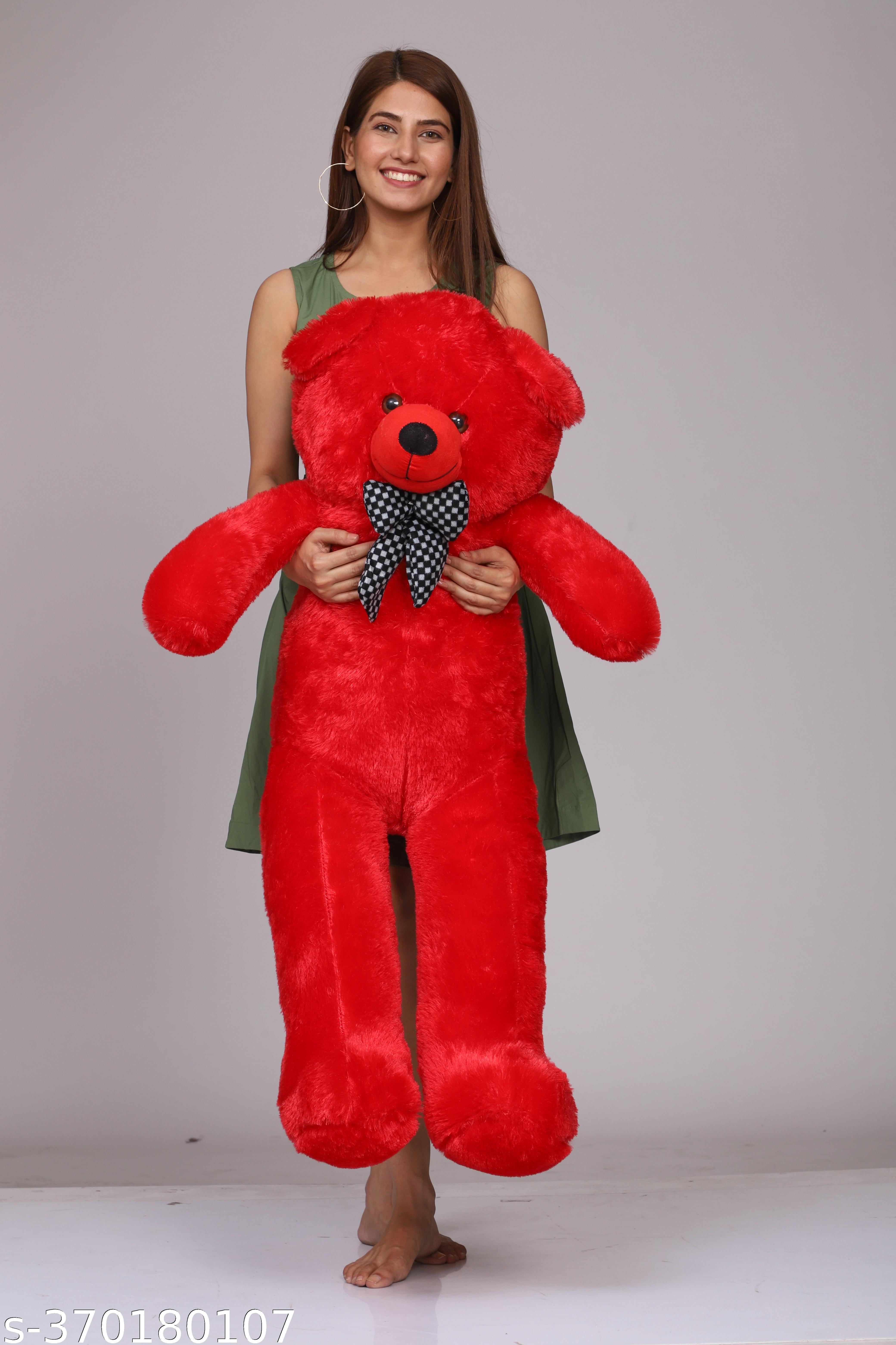 3 Feet Red Love Teddy Bear - Unixkart - View 4