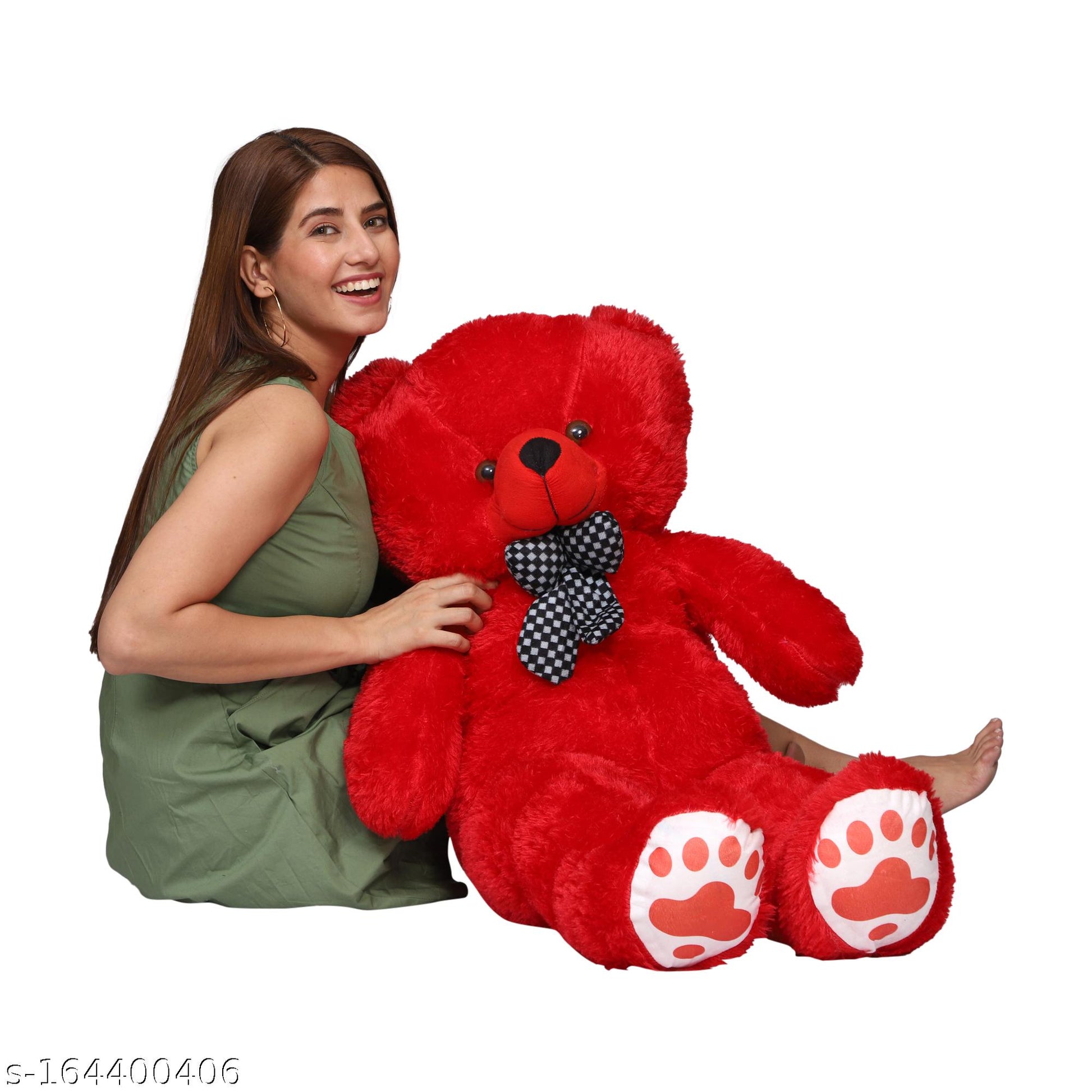 3 Feet Red Love Teddy Bear - Unixkart - View 4