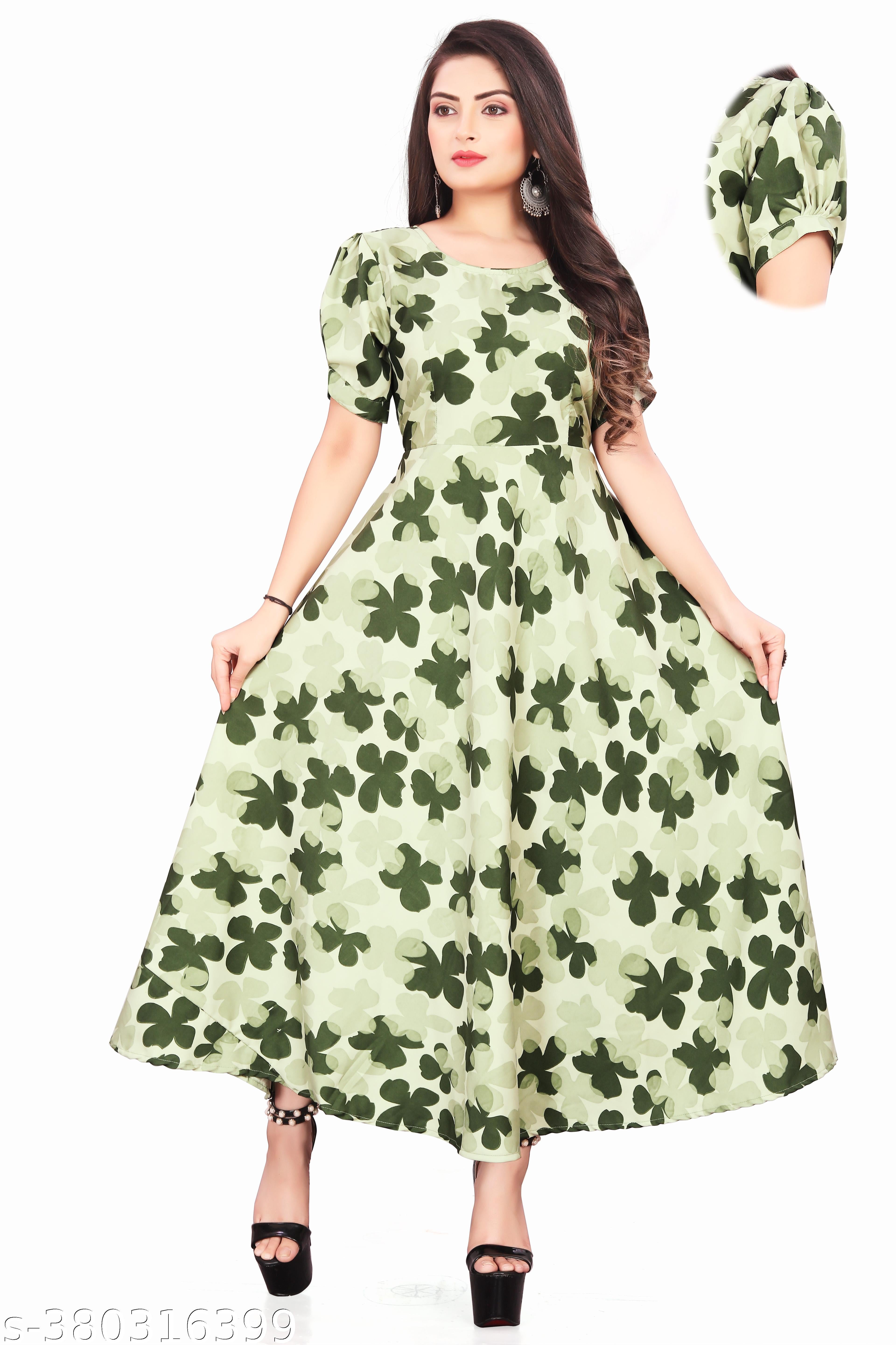 Women's Trendy Printed Dress - Unixkart - View 4