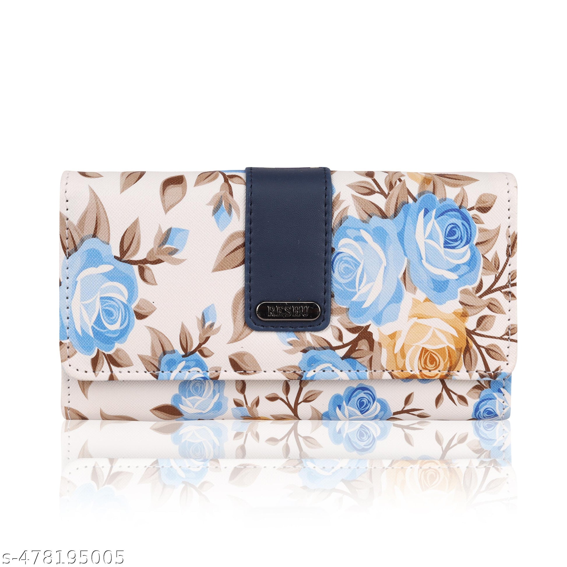 4 card holder with zipper and premium PU leather clutch hand purse for women - Unixkart - View 4