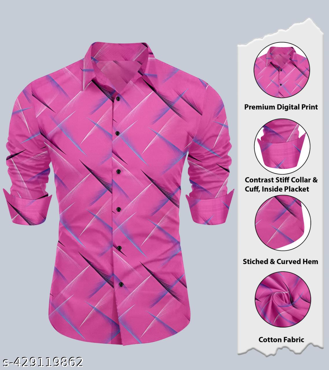 Men's Printed Casual Shirt - Unixkart - View 4