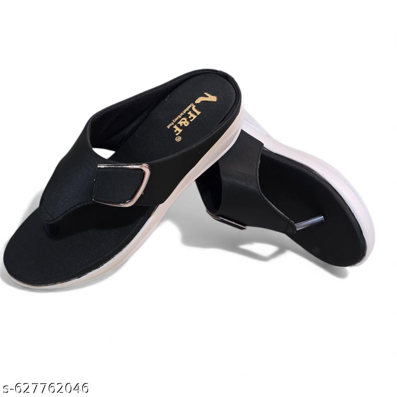 Black Side Buckle Panga Sandal - Unixkart - View 4