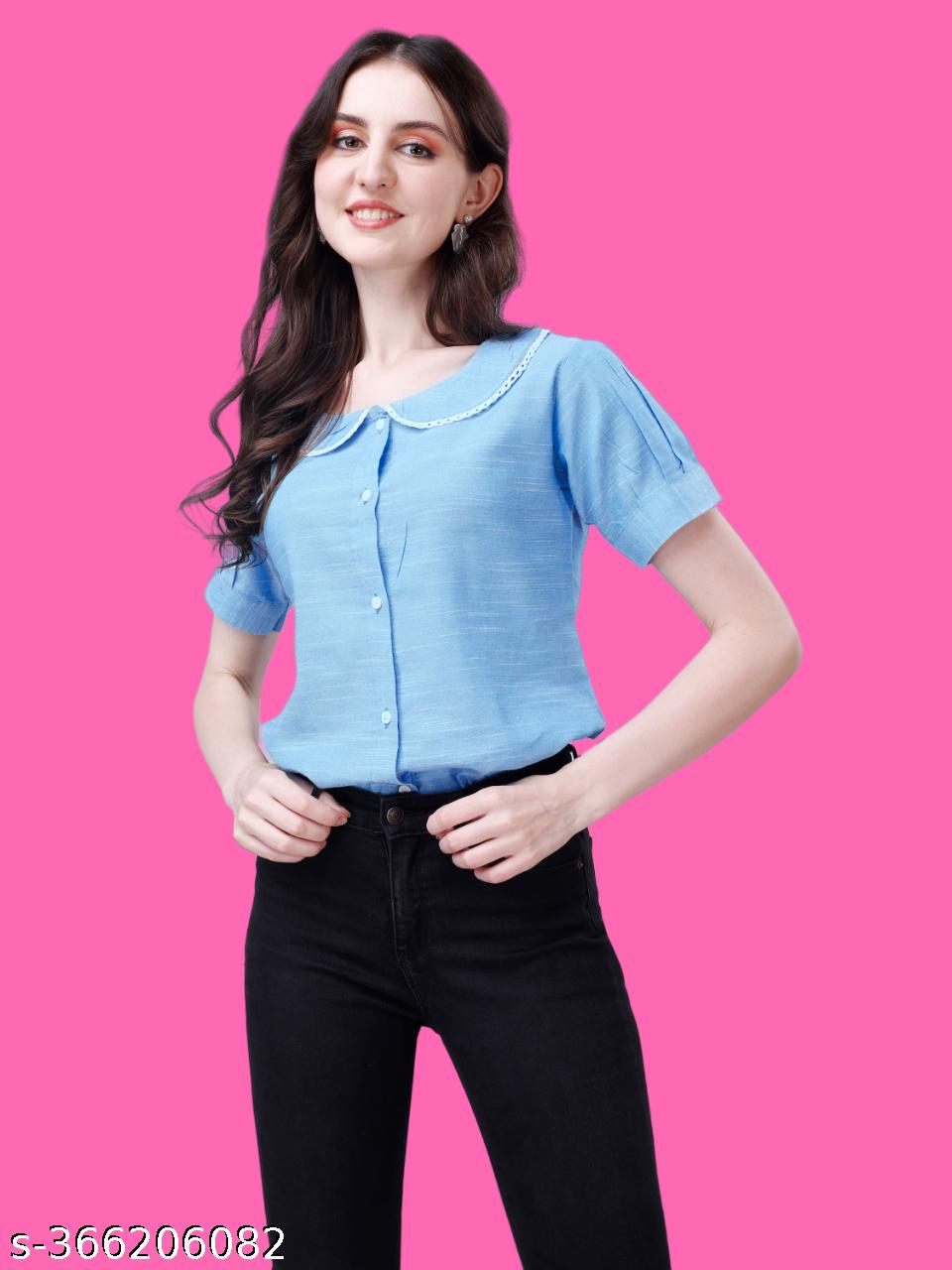 Women's Solid Western Top - Unixkart - View 4
