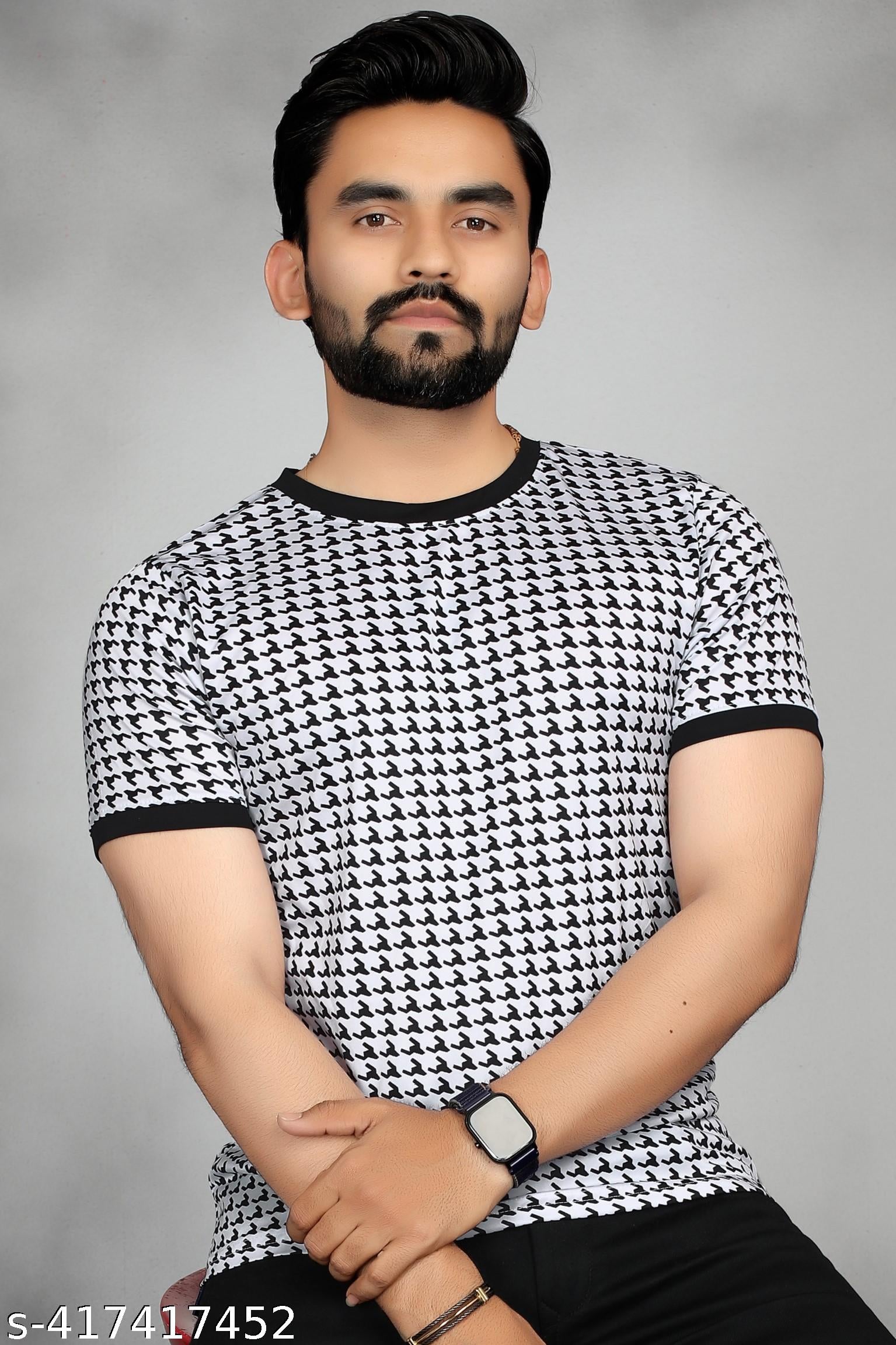 Men's Printed Casual T-Shirt - view 4