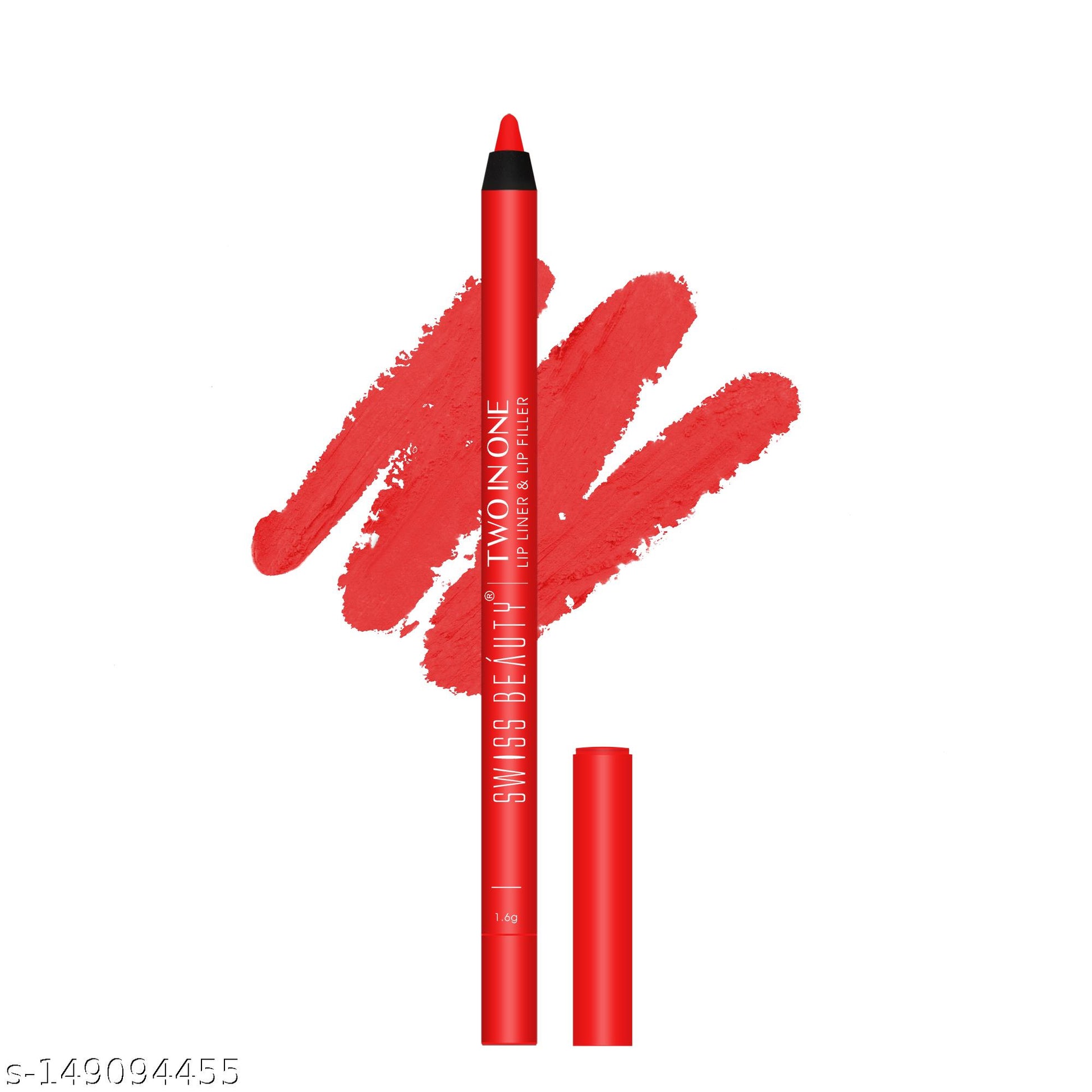 Swiss Beauty Two In One Lip Liner & Lip Filler - Coral Candy - Image 4