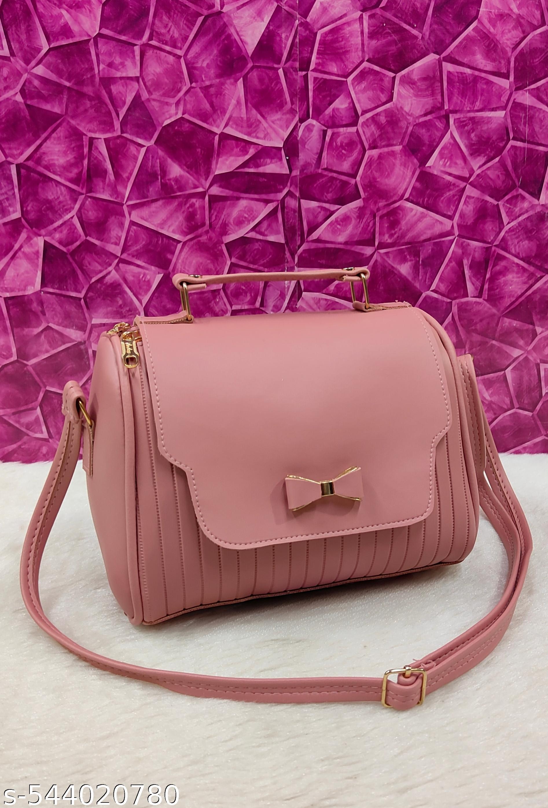 Attractive trendy women Coral PU sling bags/Premium PU leather sling bags for women/Full handwork bag/party wear and wedding bag for women - Unixkart - View 4