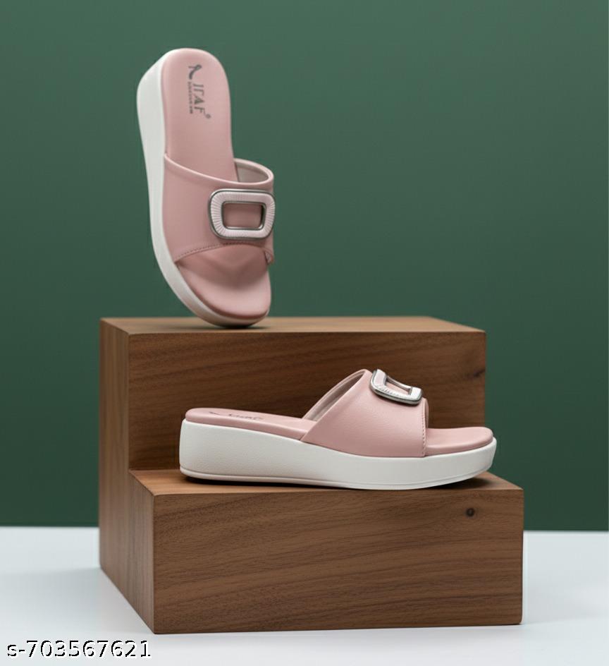 Peach Decor Scroll Embellished Sandal - Unixkart - View 4