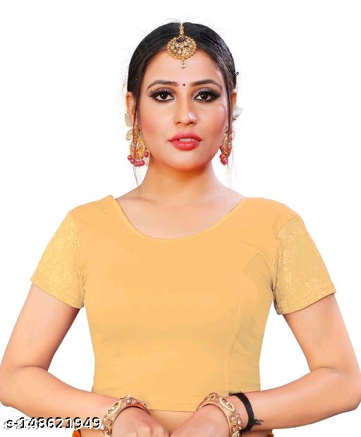 Stretchable Blouse with superior fabric quality - Unixkart - View 4
