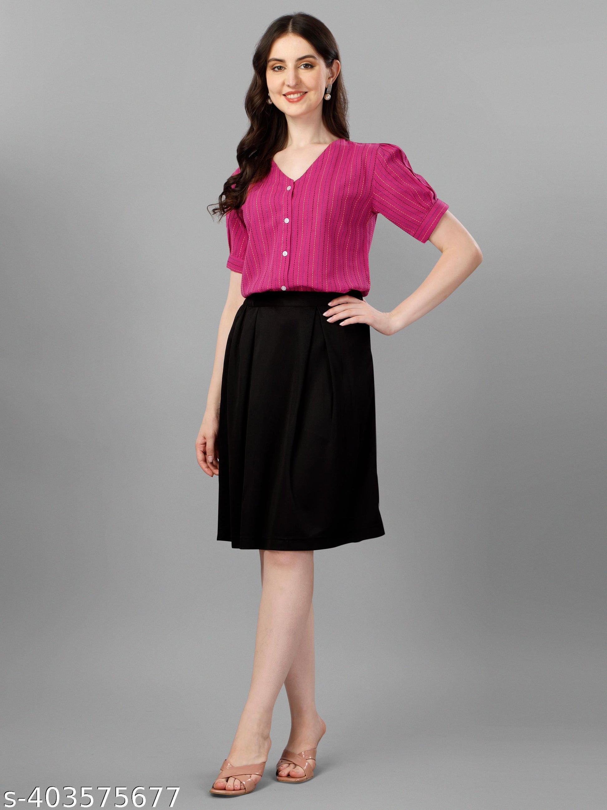 Women's Top with Skirt Set - Unixkart - View 4