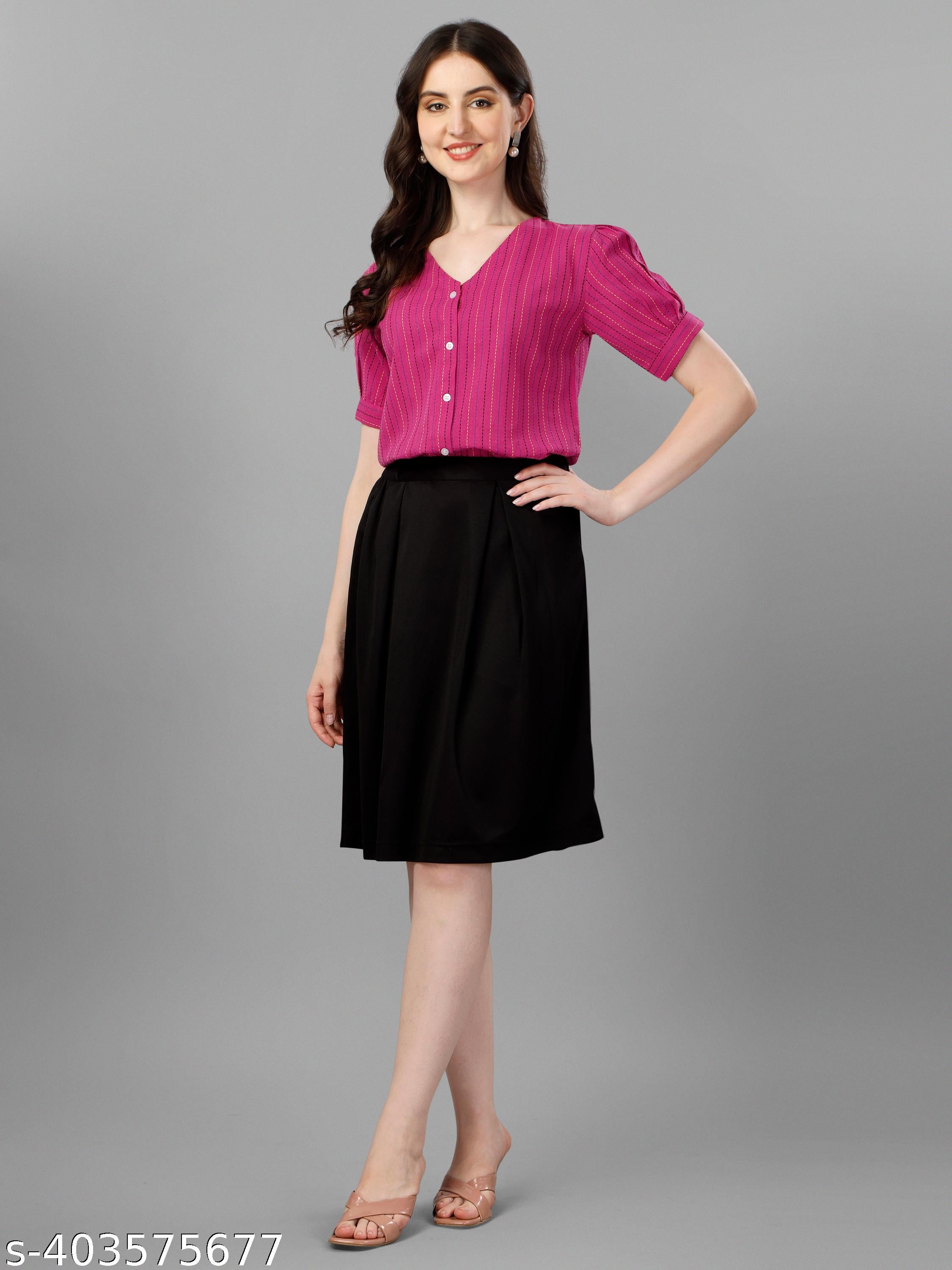 Women's Top with Skirt Set - Unixkart - View 4