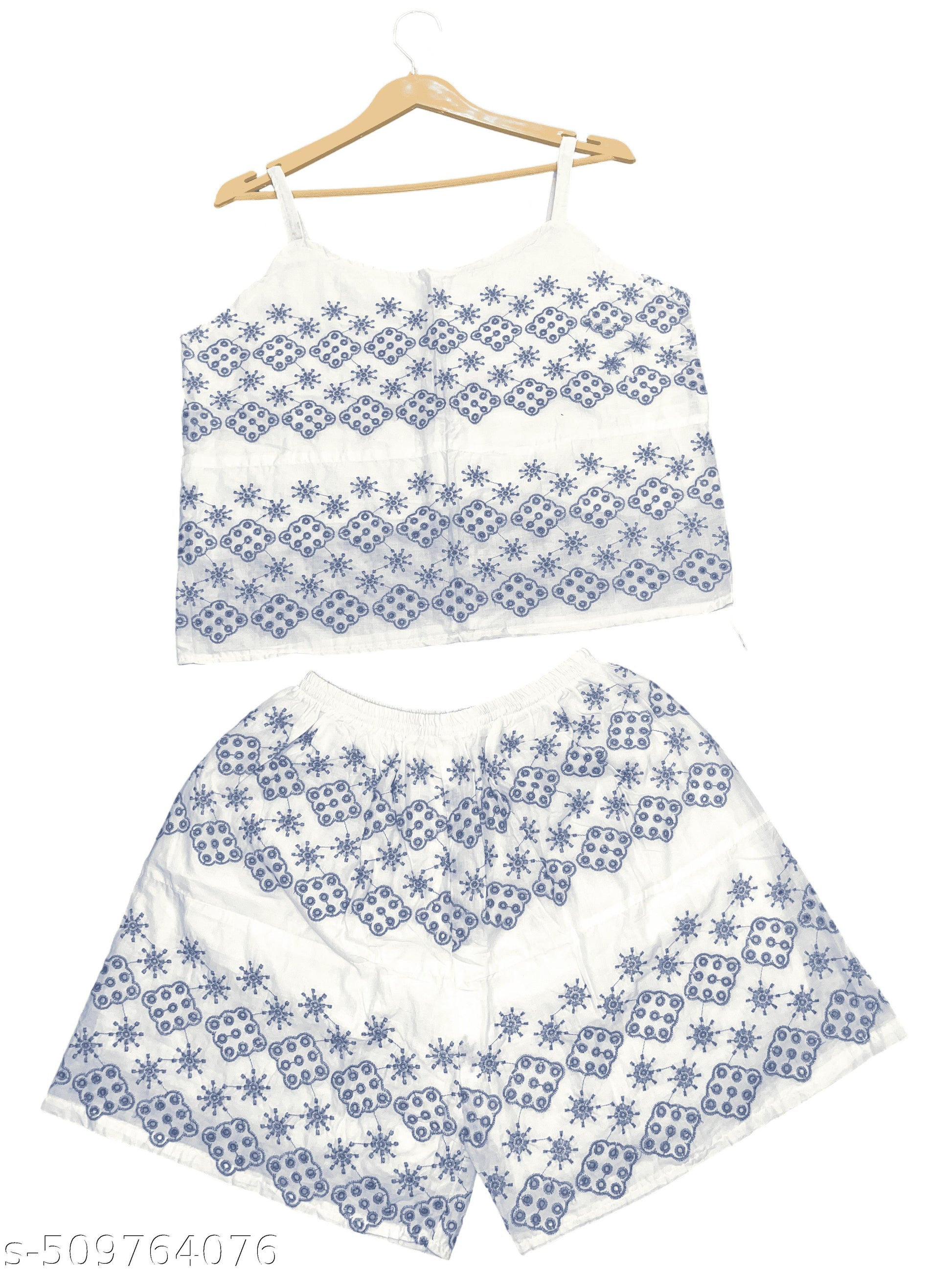 Cotton Short Co Ord Set For Women - View 4 - Juliate