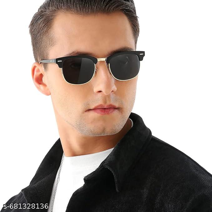 Semi-Rimless Polarized Sunglasses For Men, Women - Image 4