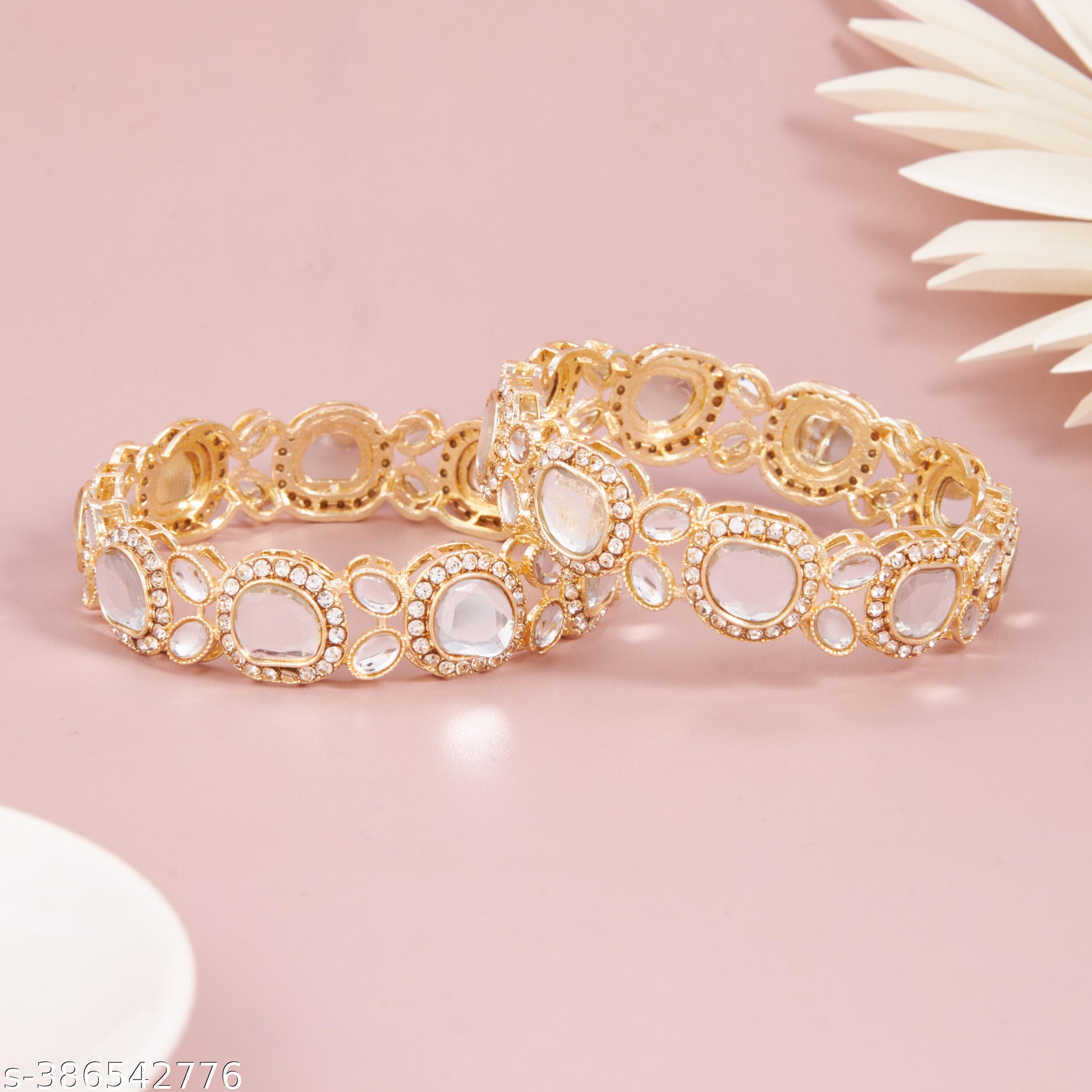 Shimmering Chunky Bracelet & Bangles - Unixkart - View 4