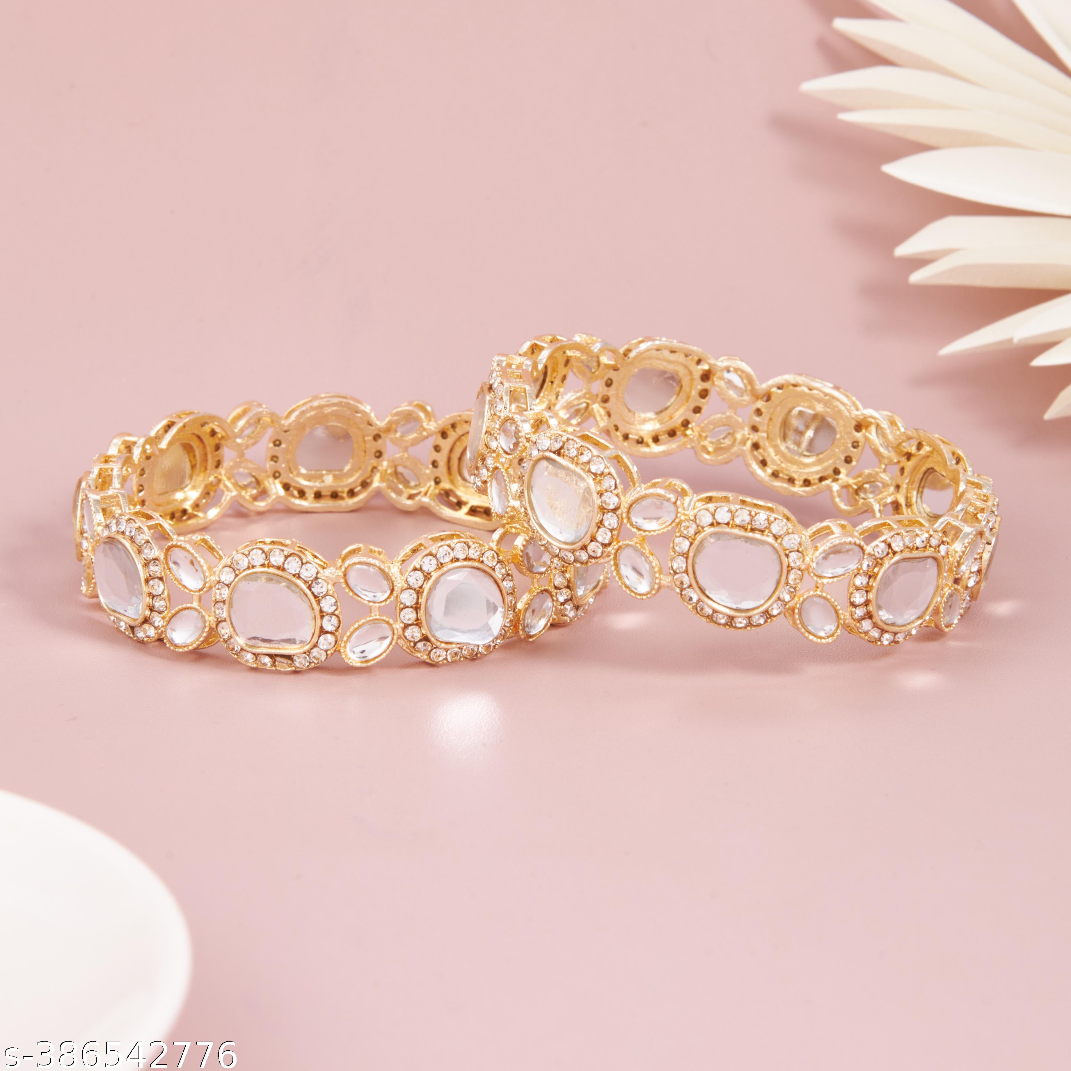 Shimmering Chunky Bracelet & Bangles - Unixkart - View 4