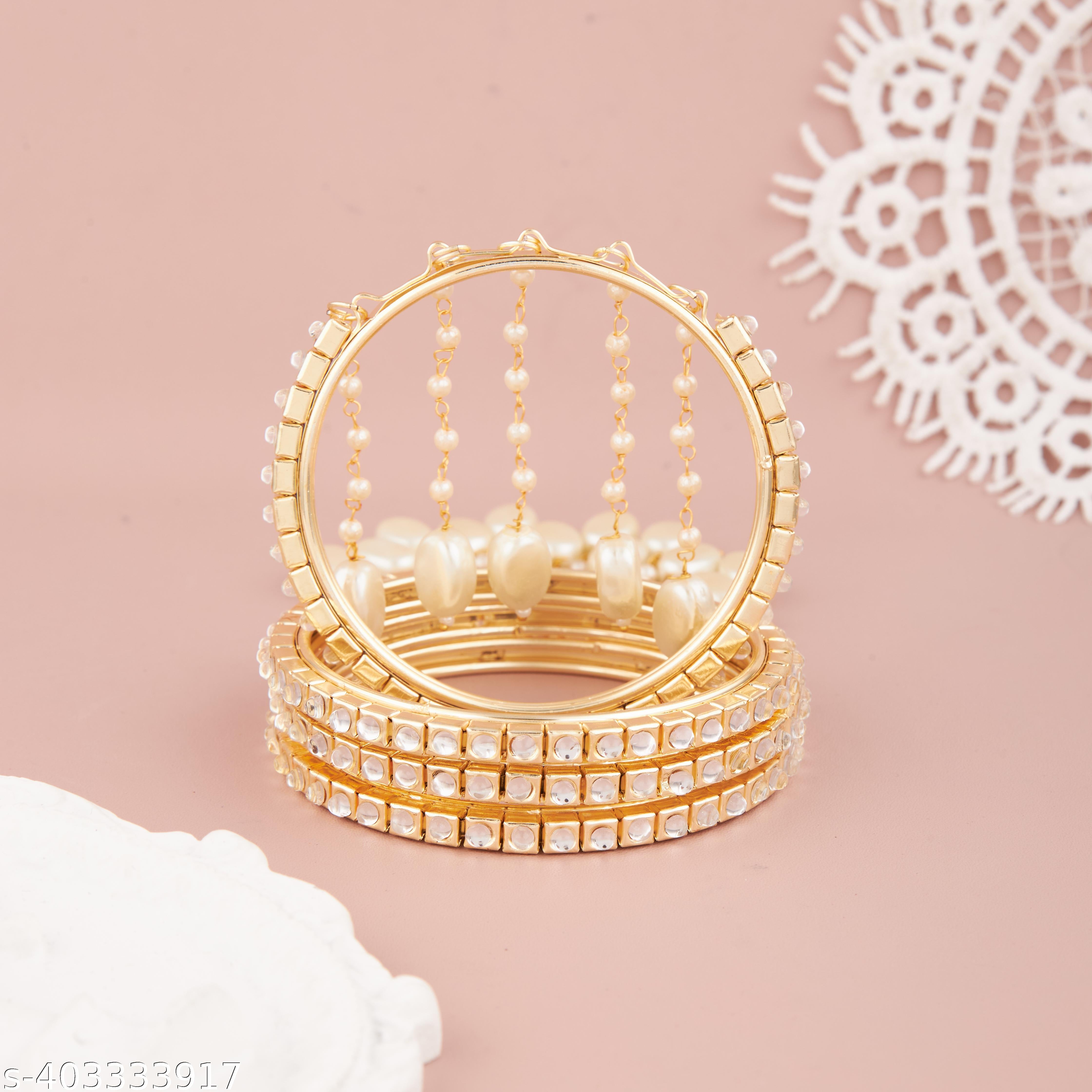 Kundan Bangles for Women - Unixkart - View 4
