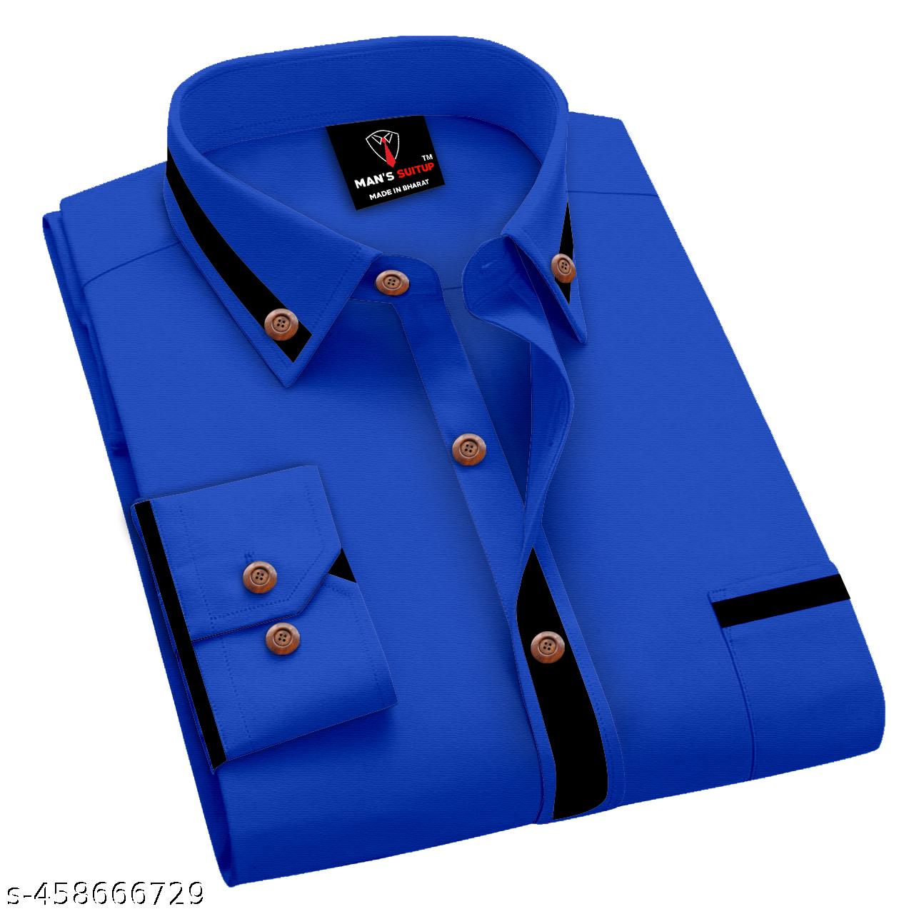 Men's Pocket Piping Trendy Shirt - Unixkart - View 4