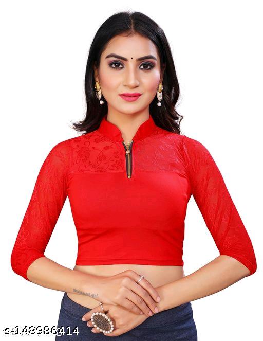 Stretchable Blouse with premium fabric quality - Unixkart - View 4