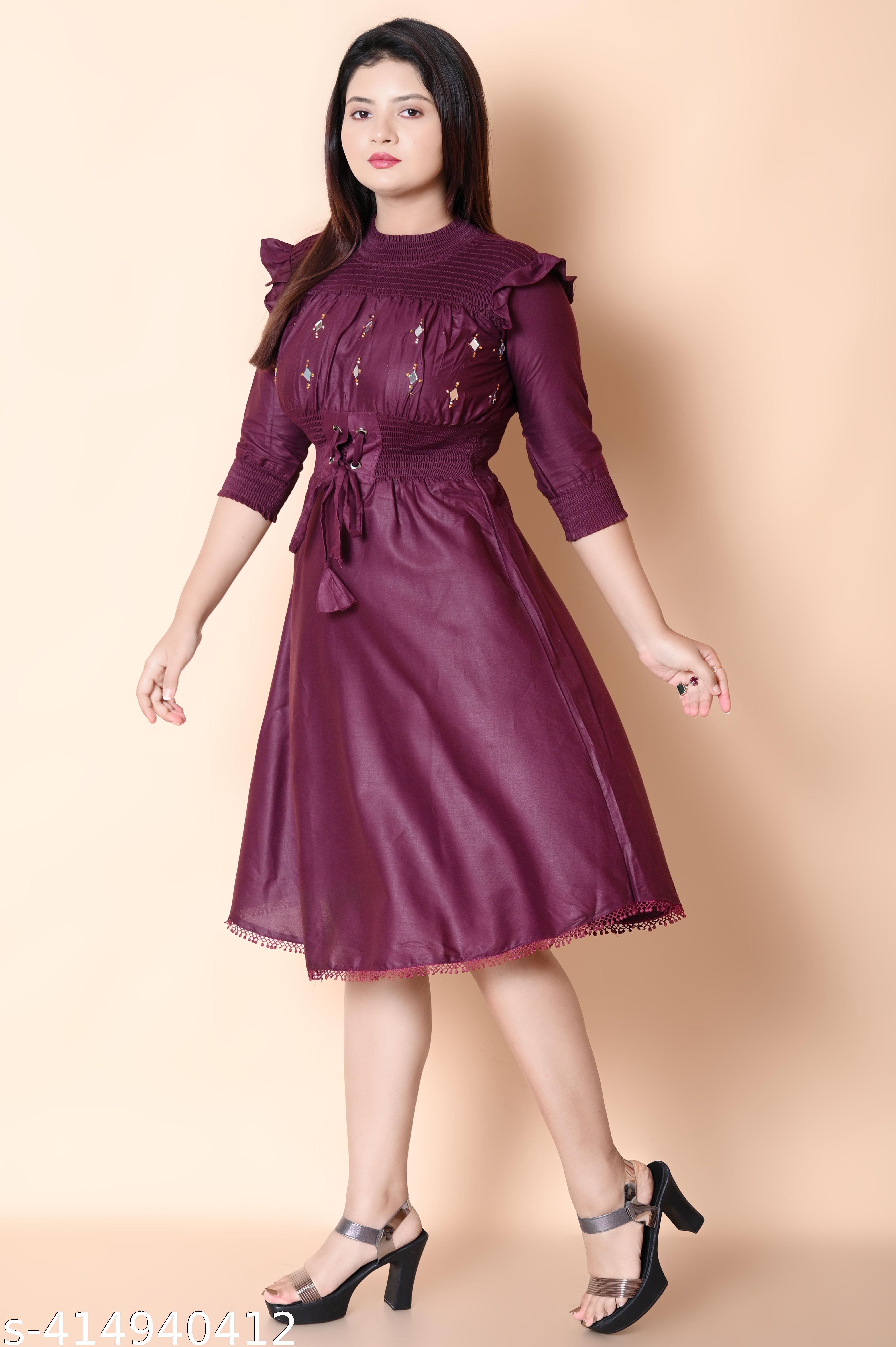 Women's Stylish Frock and Dress - Unixkart - View 4
