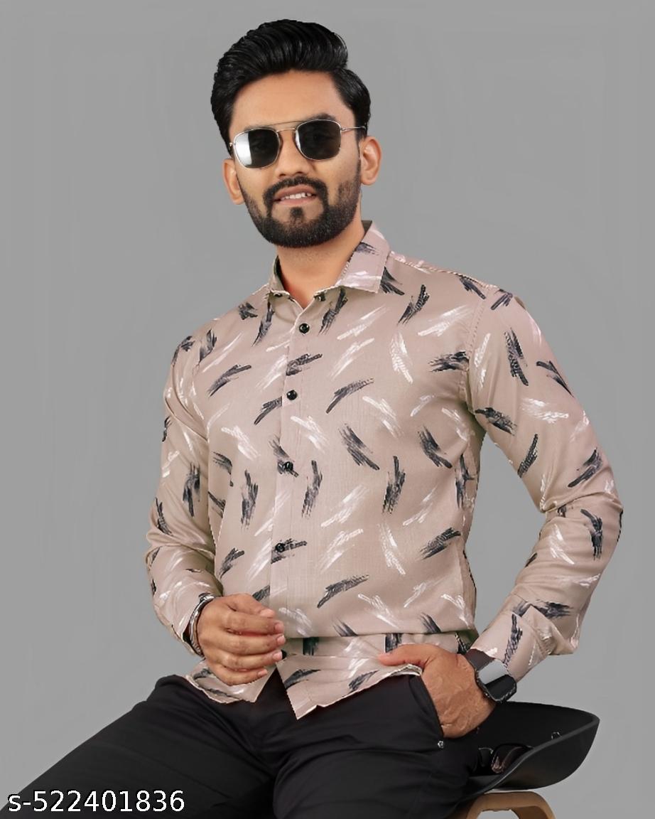 Men's Printed Casual Shirt - Unixkart - View 4