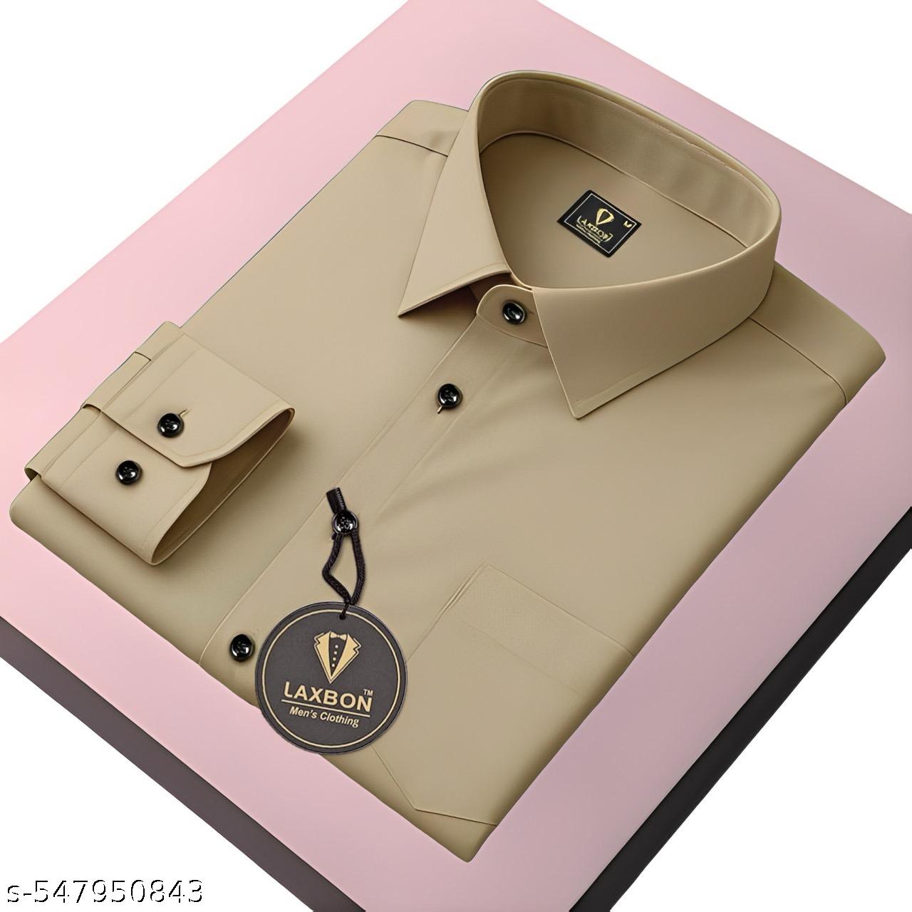 Men's Plain Cotton Casual Shirt - Unixkart - View 4
