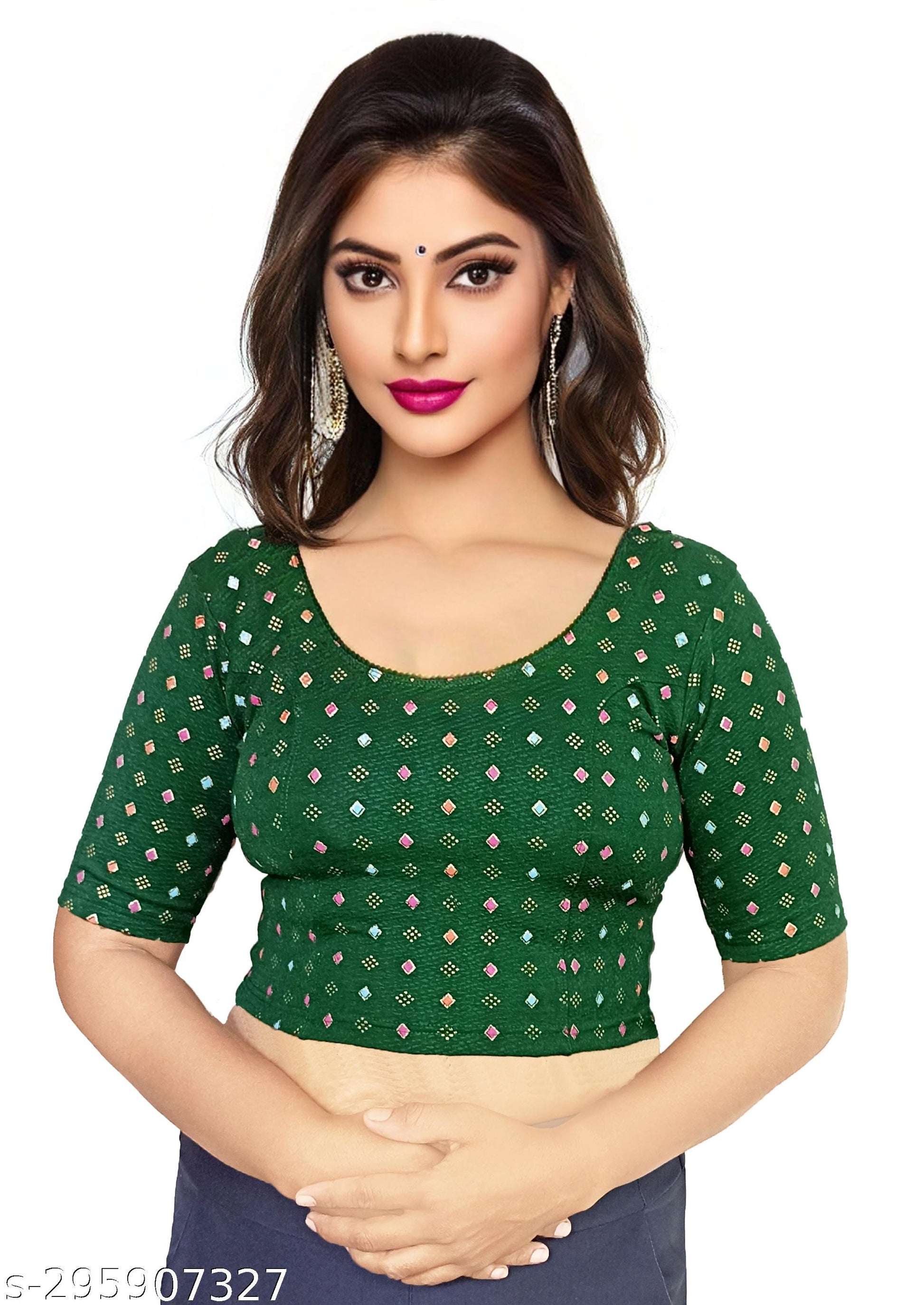 Readymade Rajasthani Bandhani Blouse - Unixkart - View 4