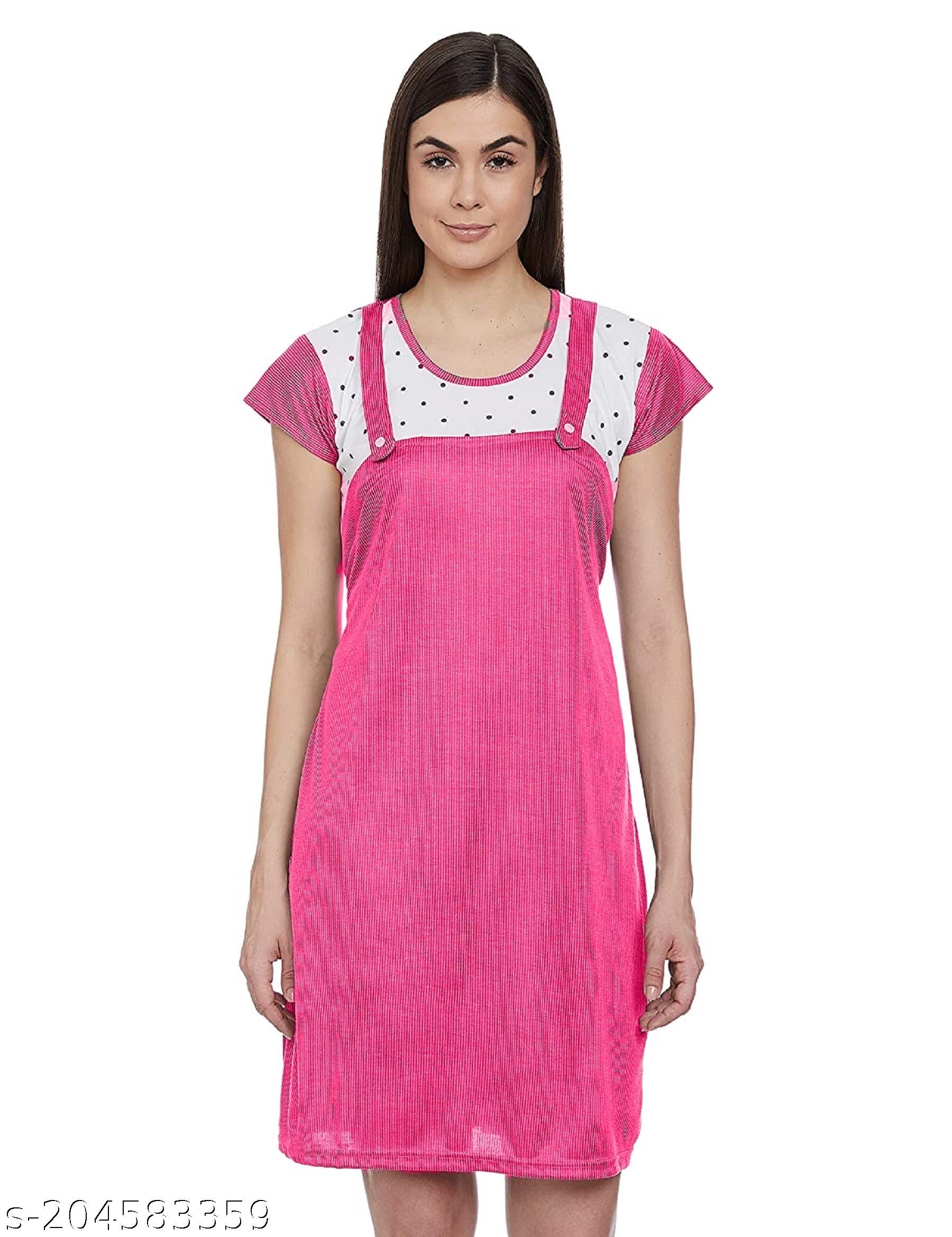 Color Magic Women'S Calf Length Hosiery Cotton, Nursing / Feeding / Maternity Gown - View 4 - Juliate