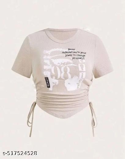 Women's Stylish Printed Crop Top - image 4