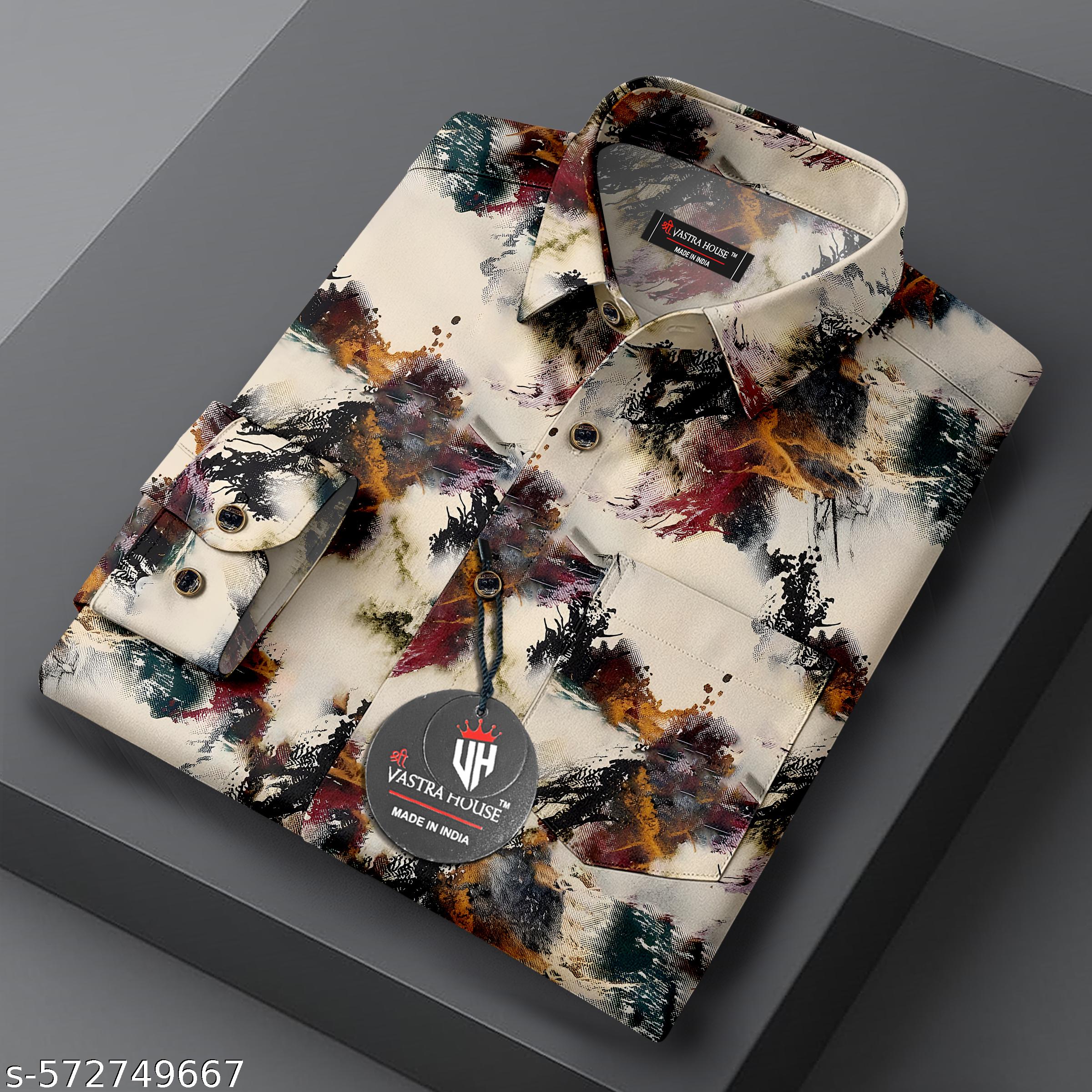 Men's Printed Glamour Shirt - Unixkart - View 4