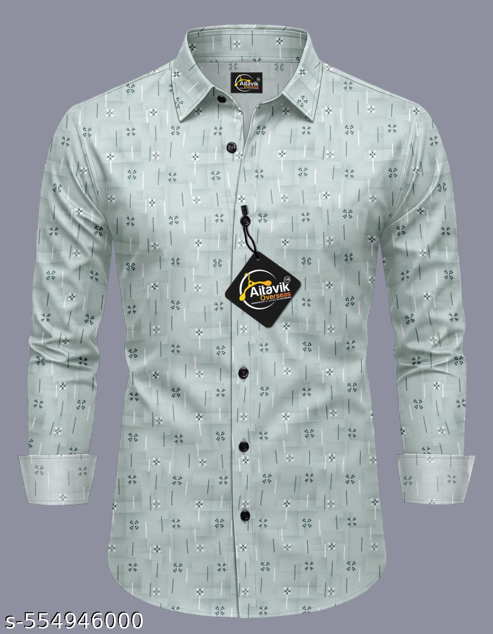 Men's Printed Casual Shirt - Unixkart - View 4