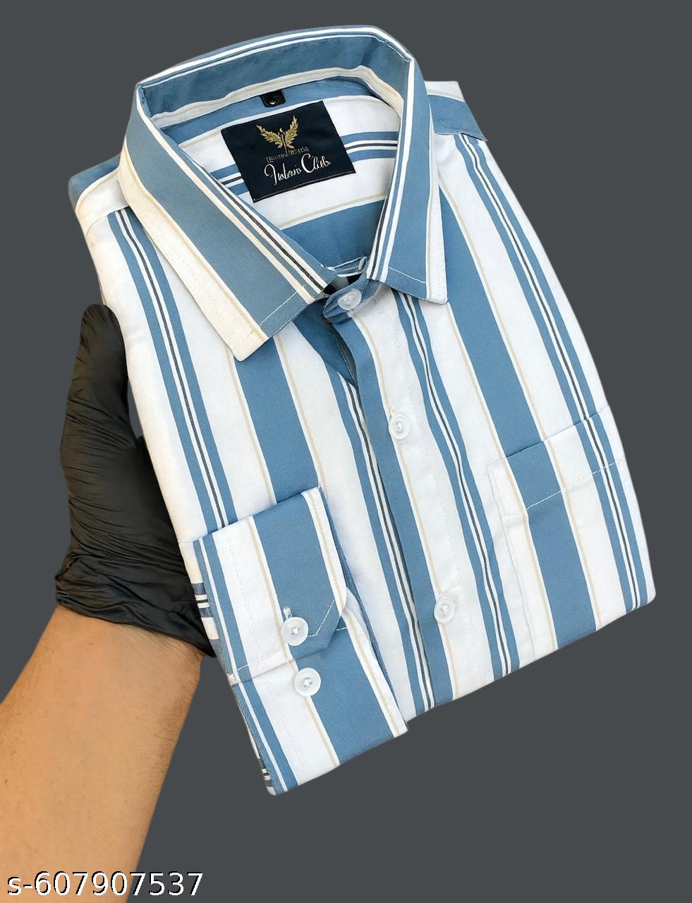 Men's Cotton Party Wear Full Sleeve Shirt - Unixkart - View 4