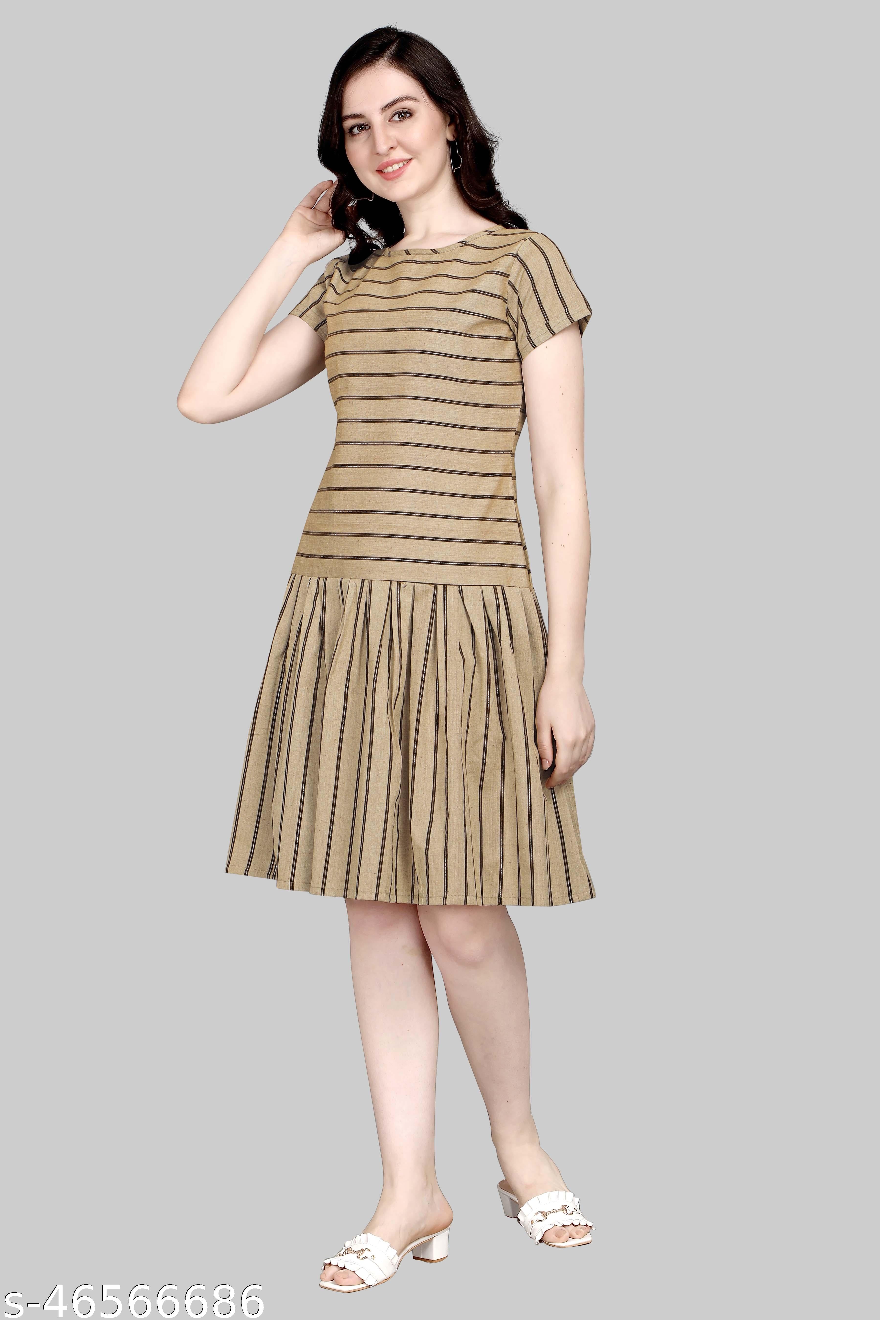 Women's Classic Feminine Dress - Unixkart - View 4