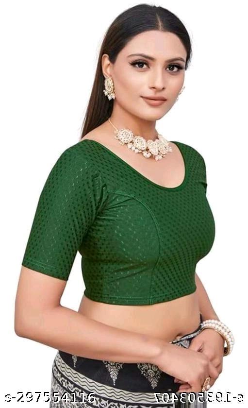 Stylish Party wear Readymade Stretchable Stitched Designer Blouse - Unixkart - View 4