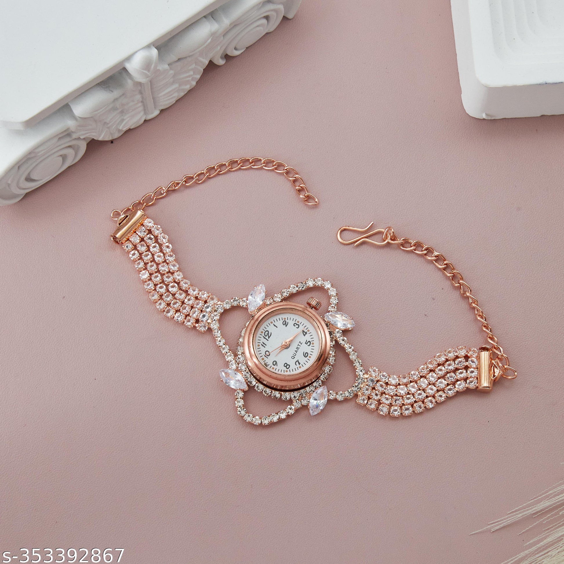 Trending Fancy Rosegold Bracelet Watch For Girls And Womens 75 - Unixkart - View 4