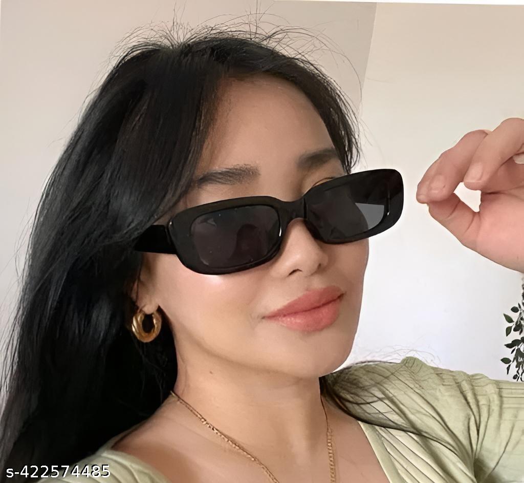 Women's Black Cat Eye UV-Protected Sunglasses - image 4