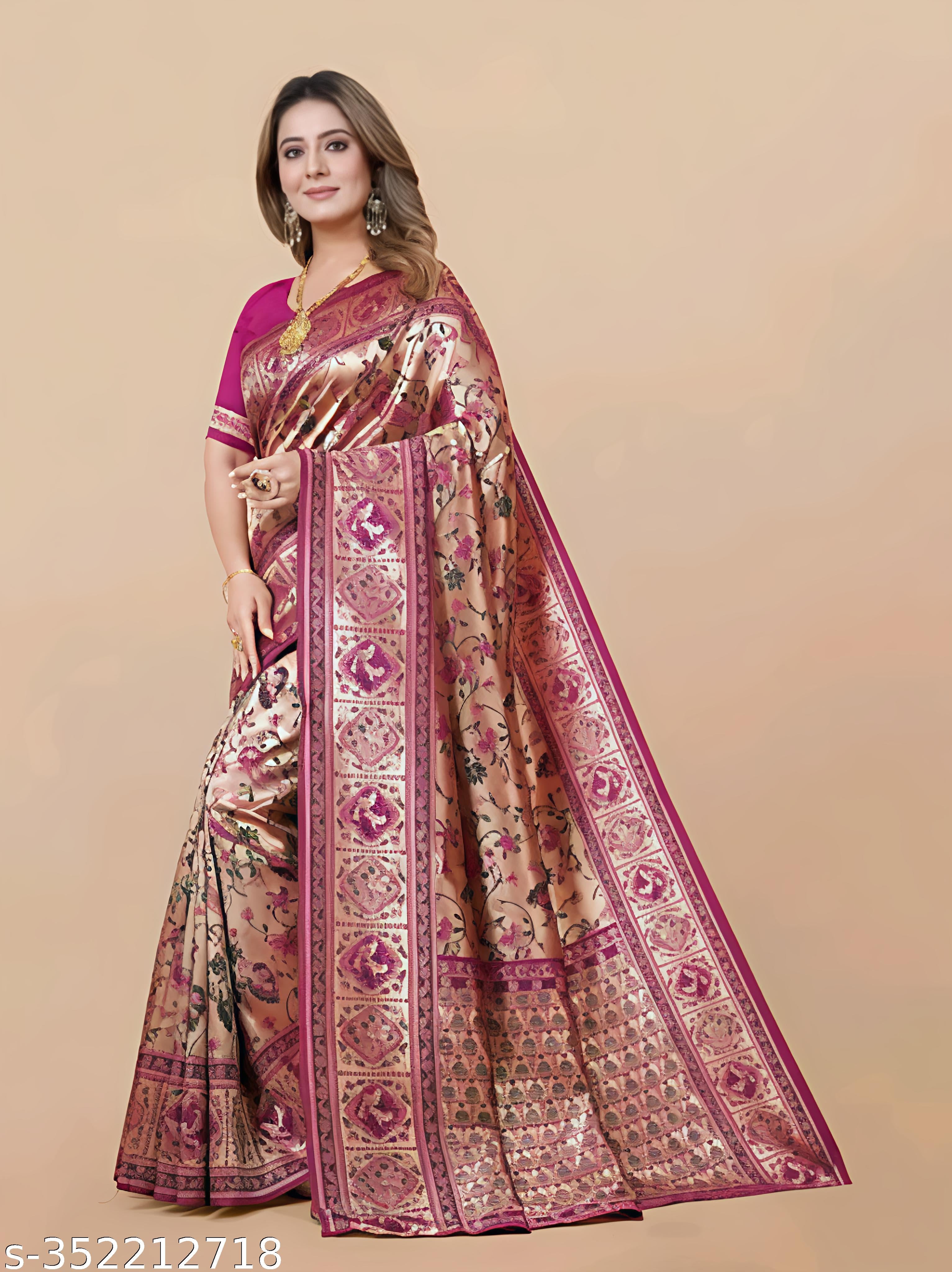 kanjivaram silk saree - Unixkart - View 4