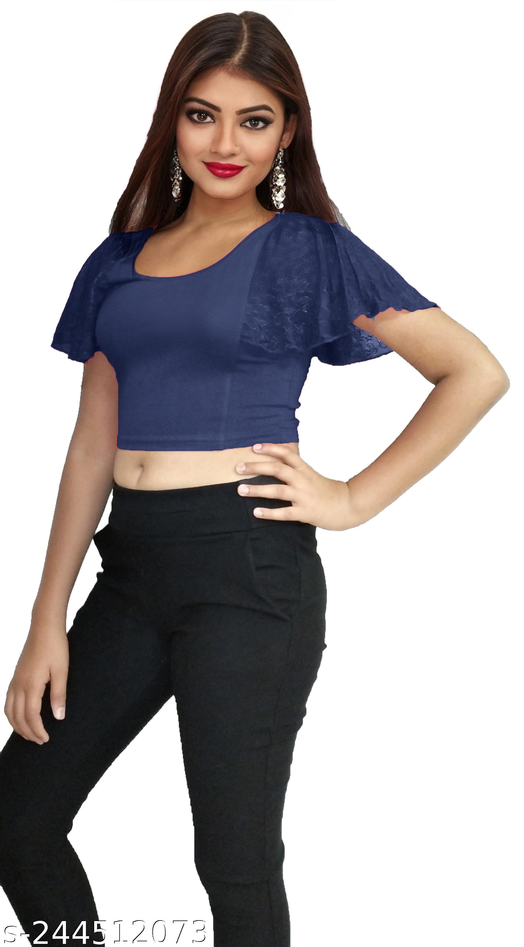 Stretchable Designer Blouse with premium fabric quality - Unixkart - View 4