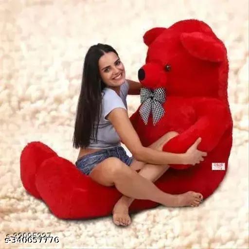 3 Feet Red Soft Teddy Bear - Unixkart - View 4
