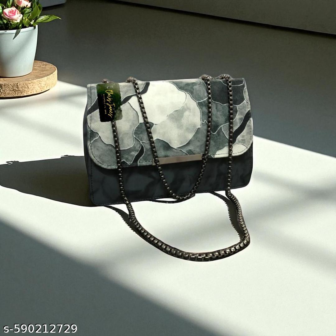 Ravishing Stylish Women Slingbags (Black) - Unixkart - View 4