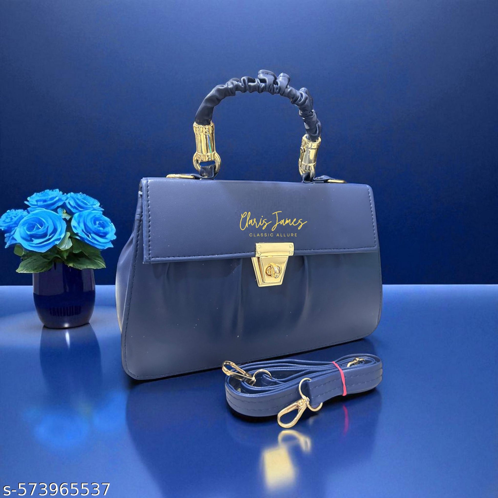 Graceful Fashionable Navyblue Women Slingbags - Unixkart - View 4