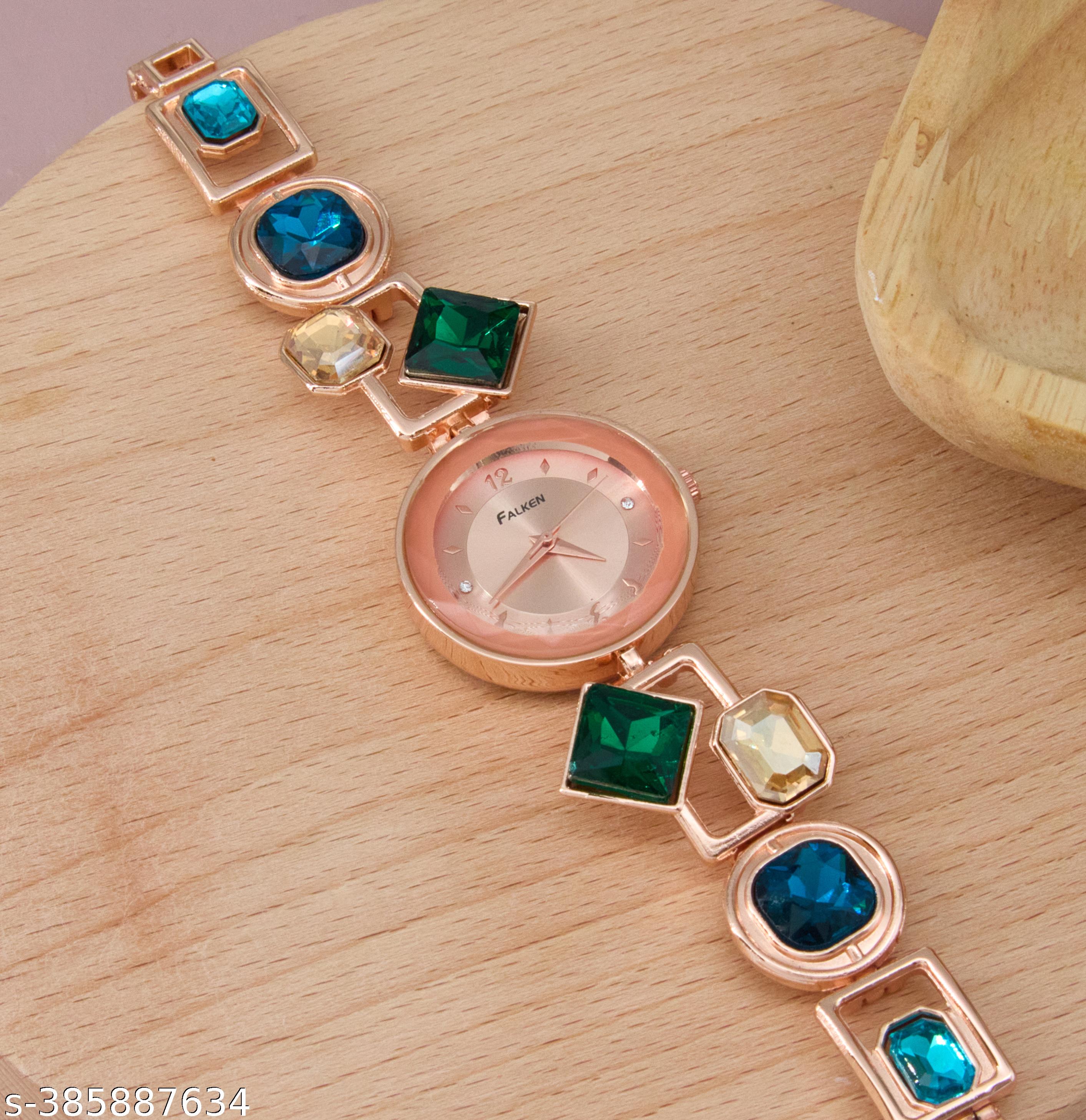Timeless Elegance:Rosegold Bracelet Watch/Bracelet/Jewellery/Bracelet Pattern Watch/Bracelet For Gir - Unixkart - View 4