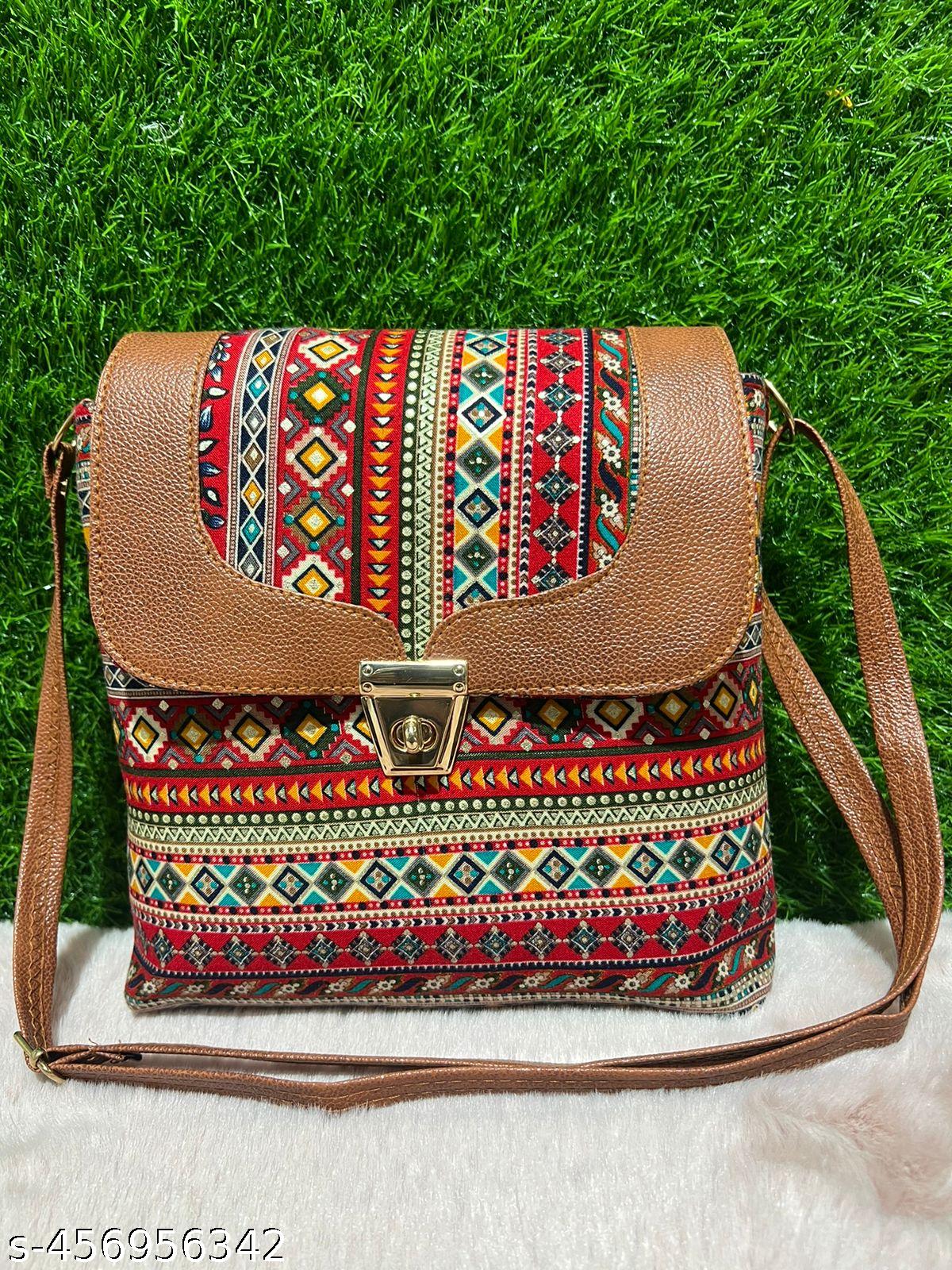 Stylish Women Sling Bag | Printed Sling Bag for Shopping, Travel & beach bags - Image 4